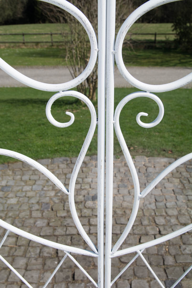 Arche à rosiers en fer Melissa avec porte