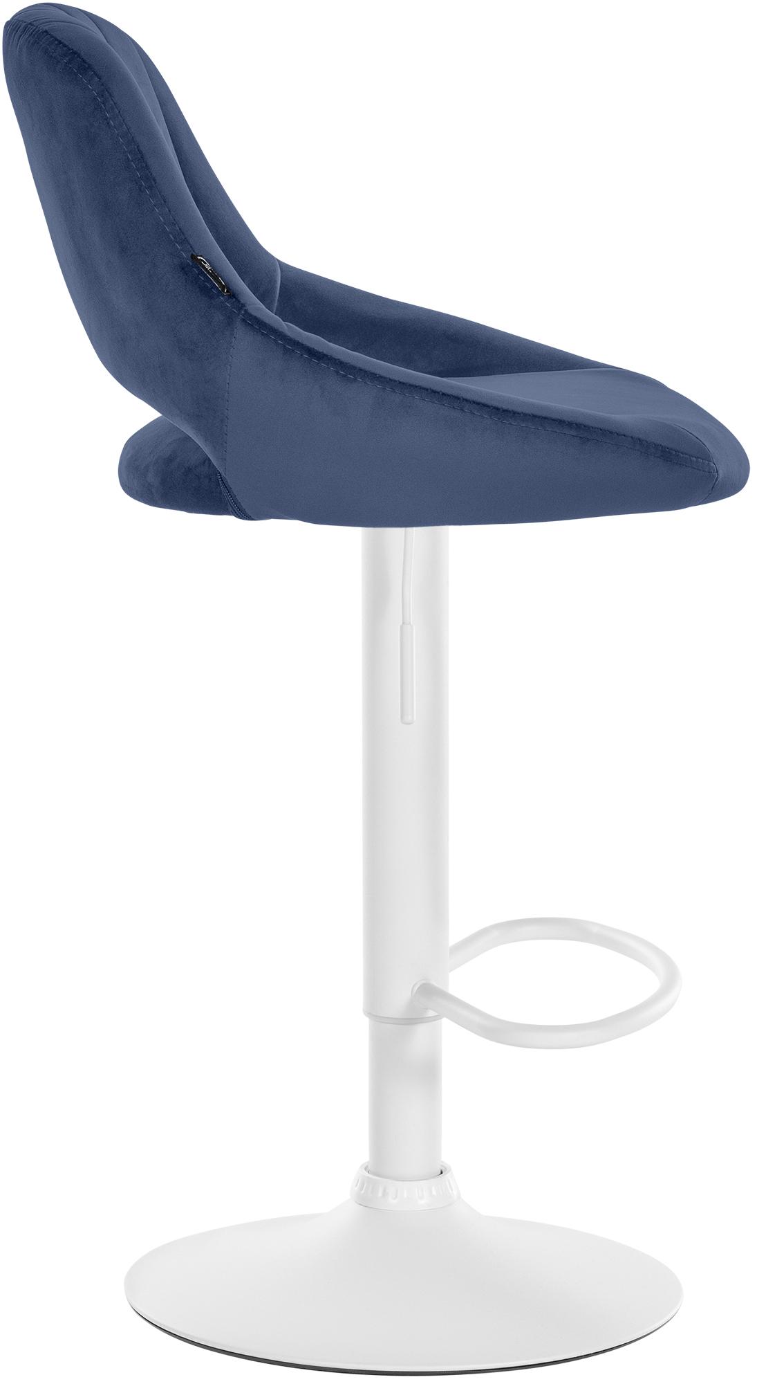 Tabouret de bar Milet en velours