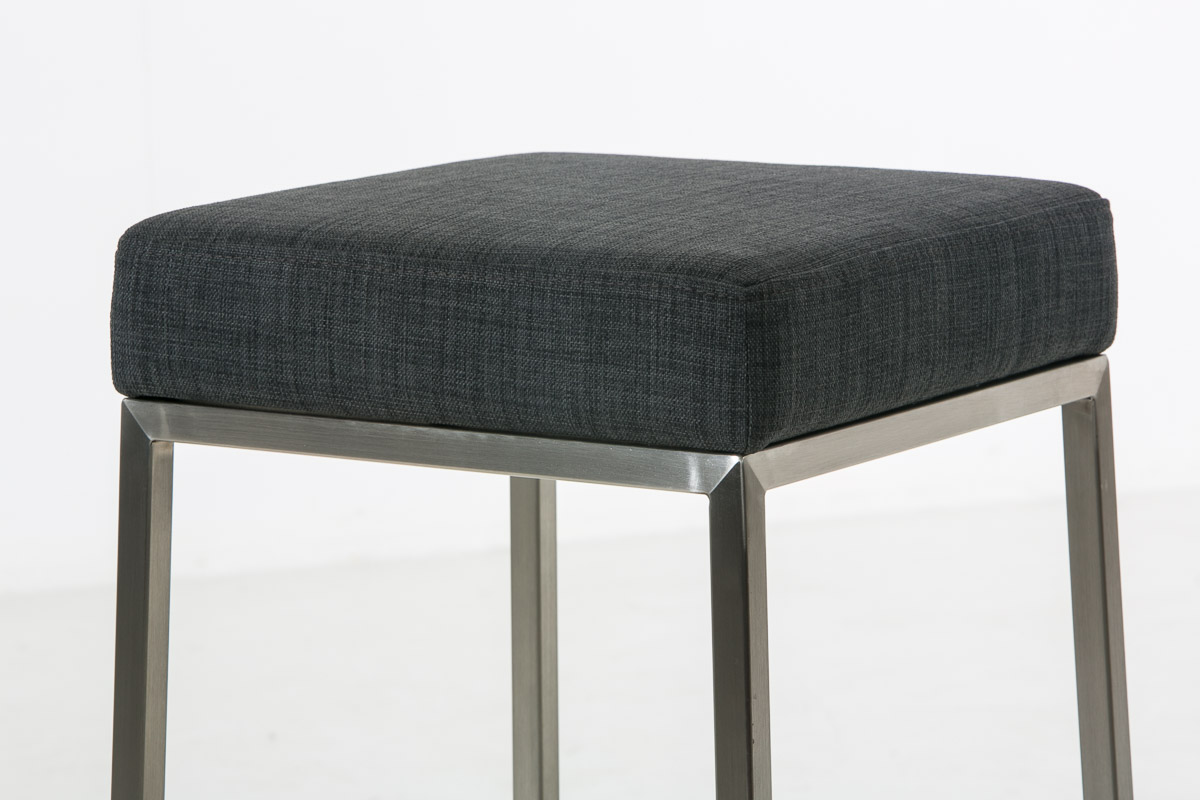 Lot de 2 tabourets de bar Montreal en tissu