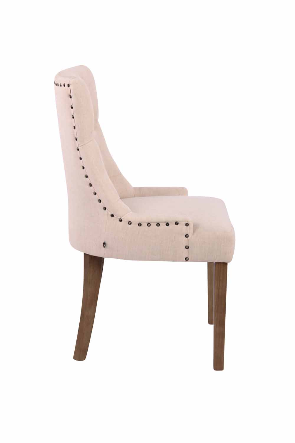 Lot de 2 chaises de salle à manger Aberdeen en tissu