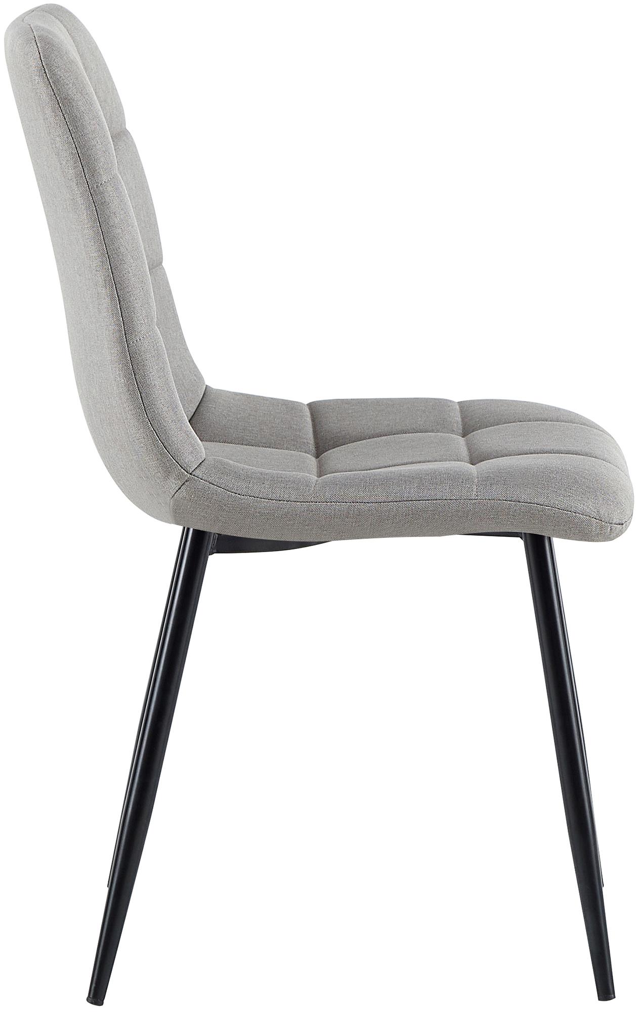 Chaise de salle a manger Antibes en tissu