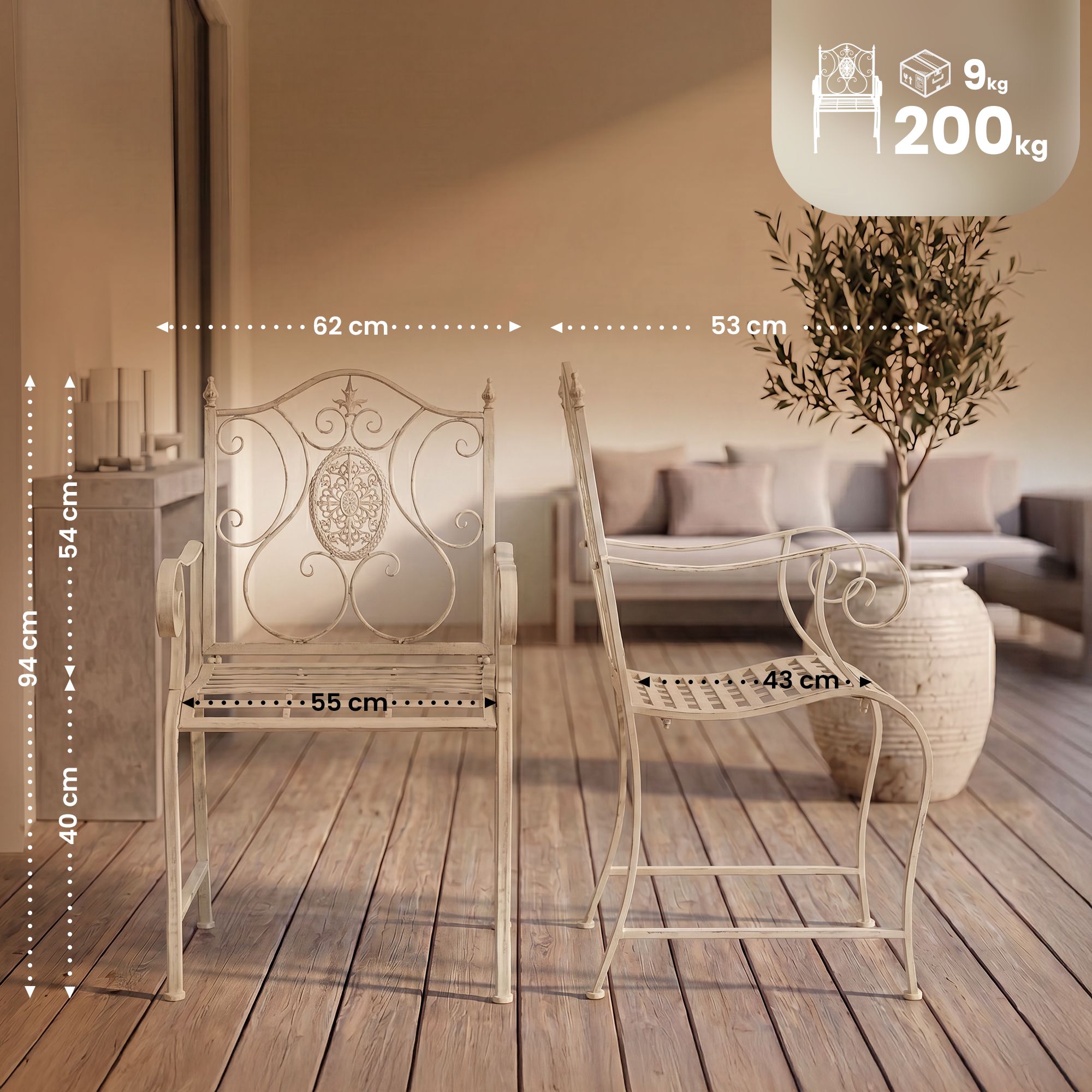 Chaise de jardin Punjab
