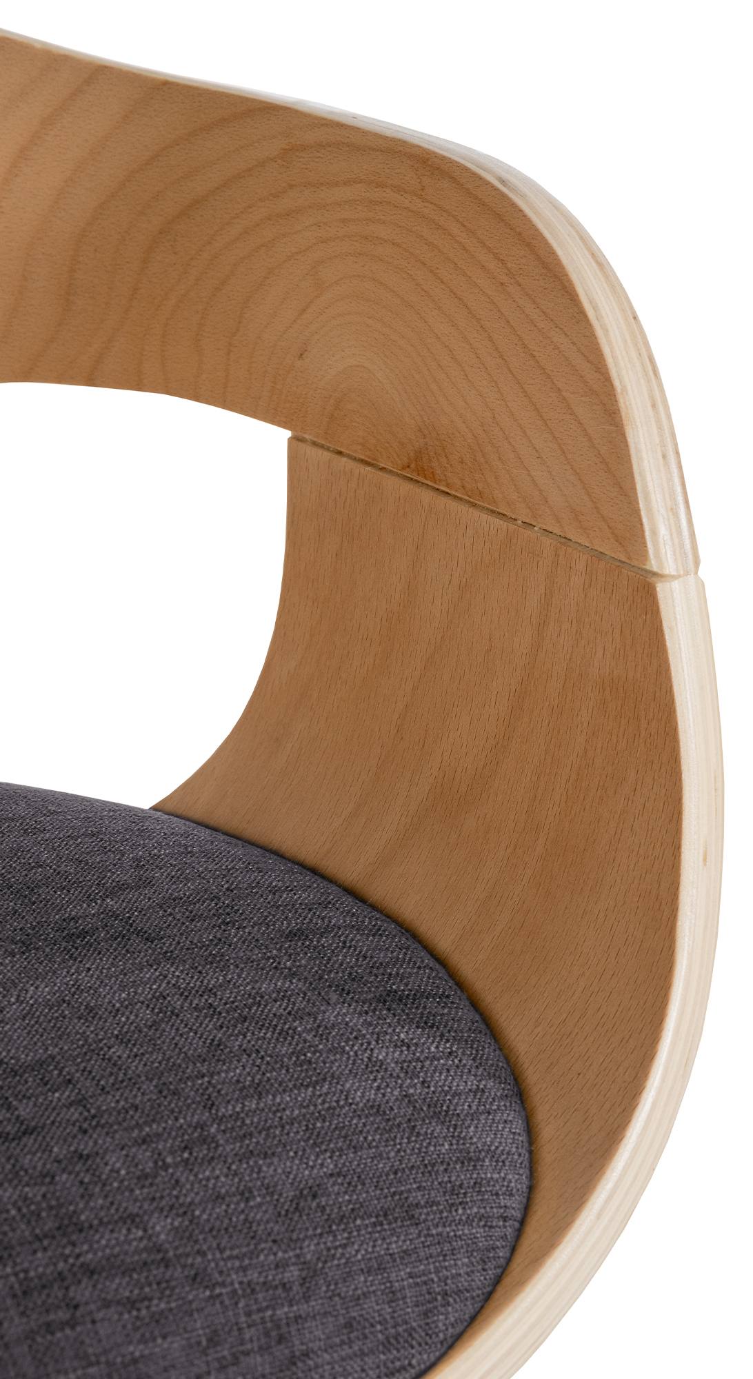 Lot de 2 chaises de salle à manger Kingston en Tissu