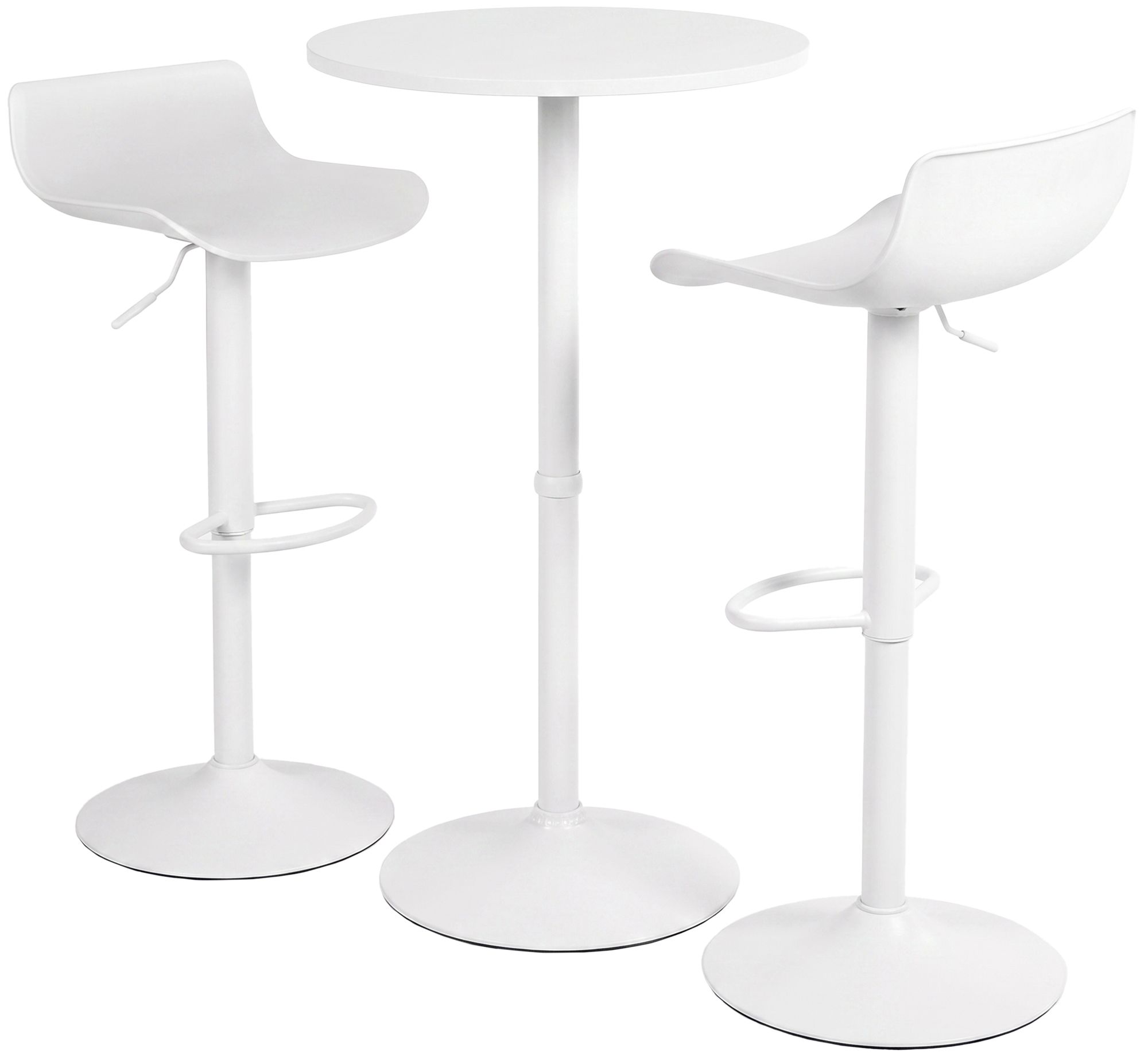 Ensemble table de bar Fernie avec 2 tabourets de bar