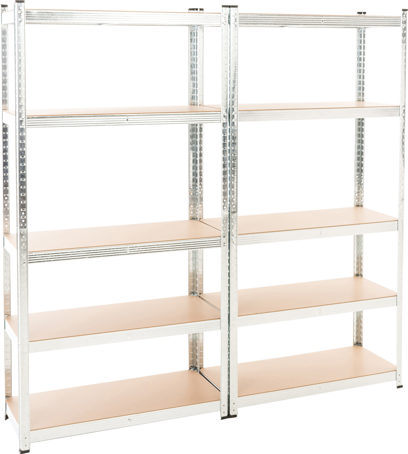 Lot de 2 Etagères de rangement G 90x40x180 cm avec charge de 875 Kg