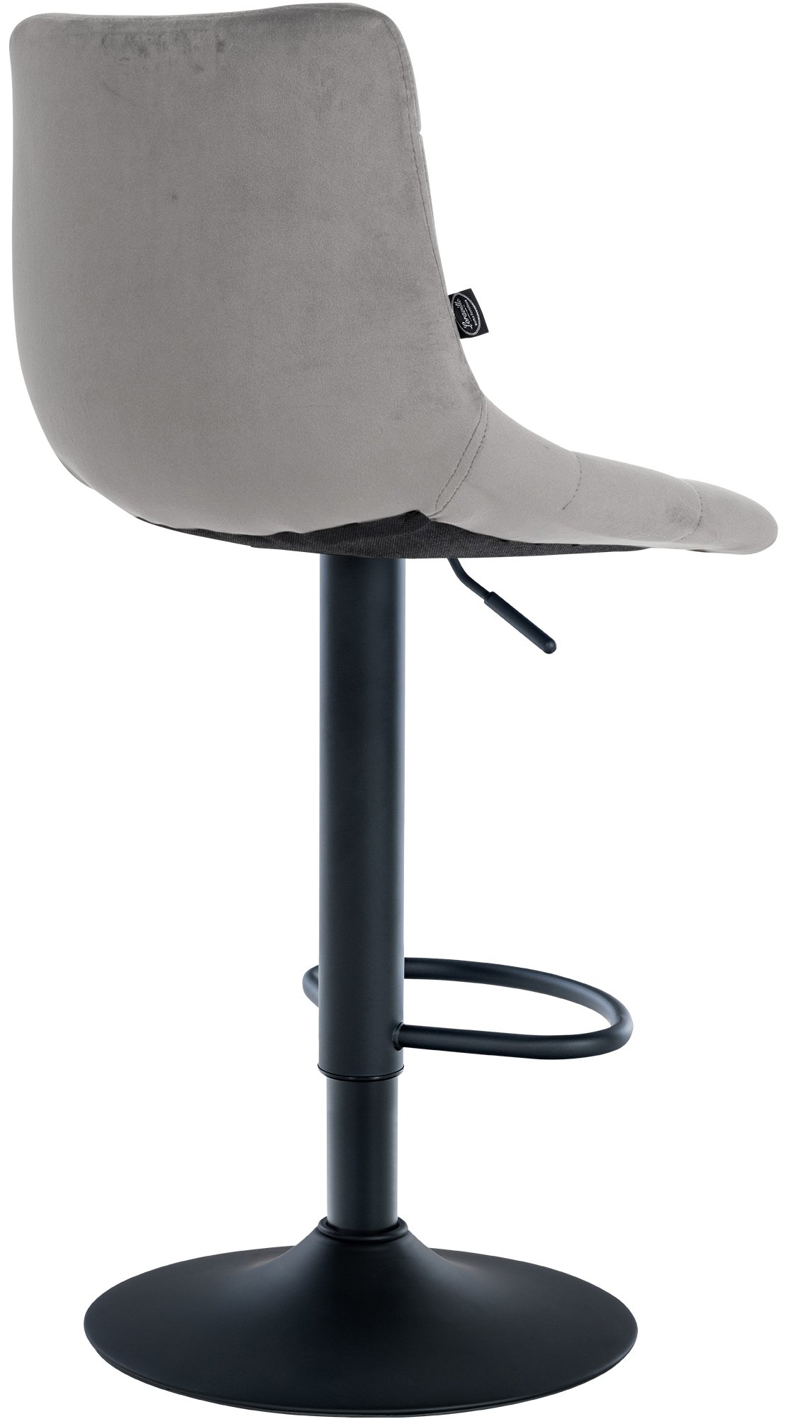Tabouret de bar Jerry velours