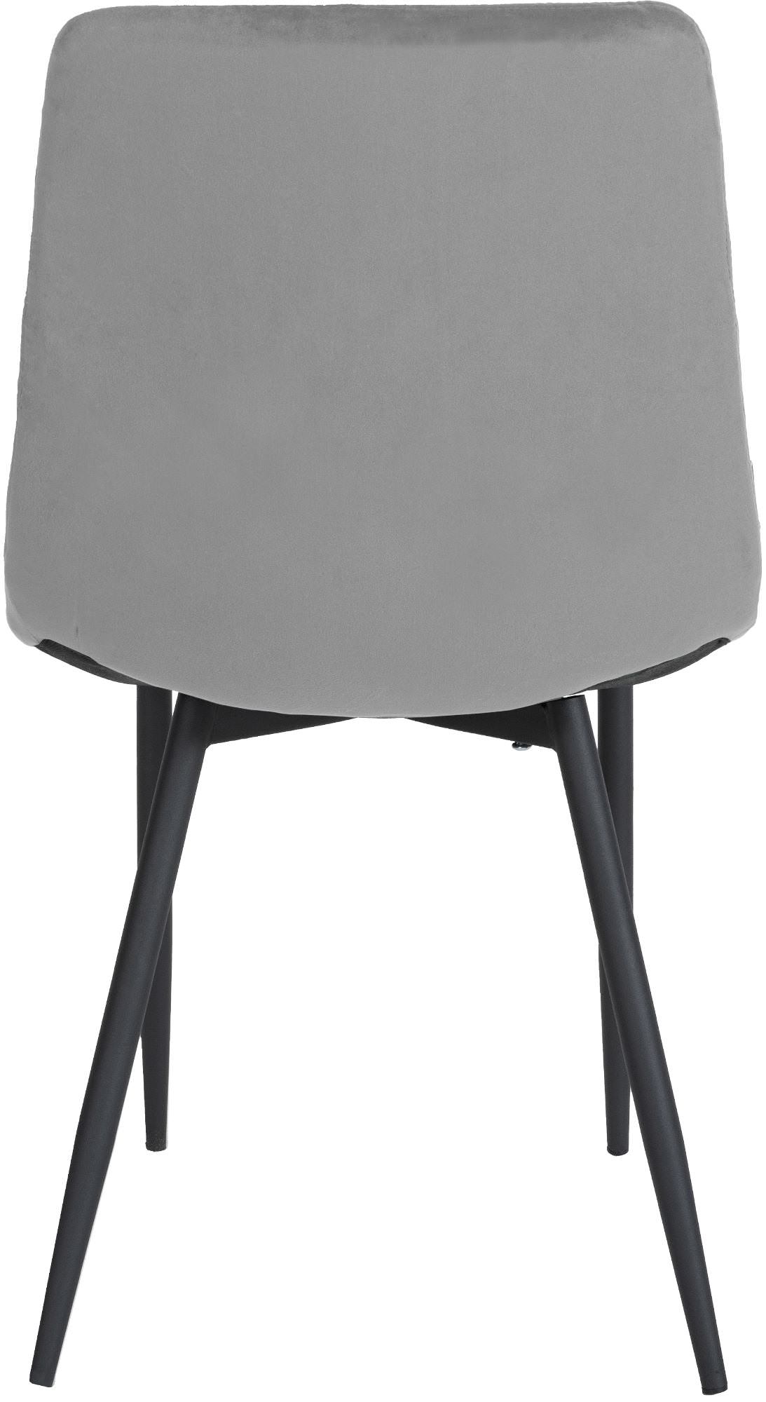 Lot de 4 chaises Telde velours