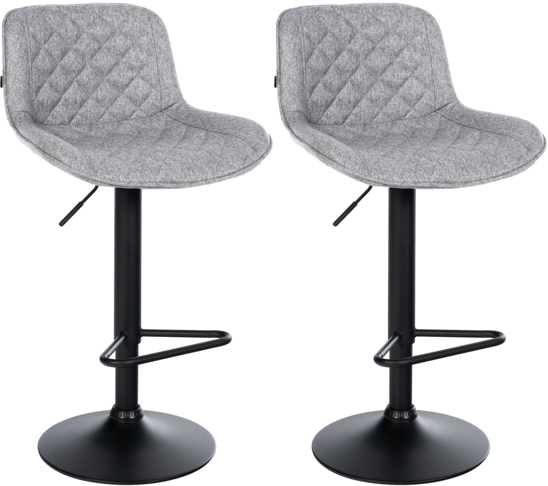 Lot de 2 tabourets de bar Kasson