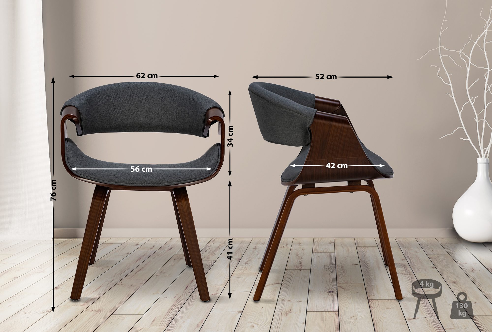 Chaise de salle à manger Foley