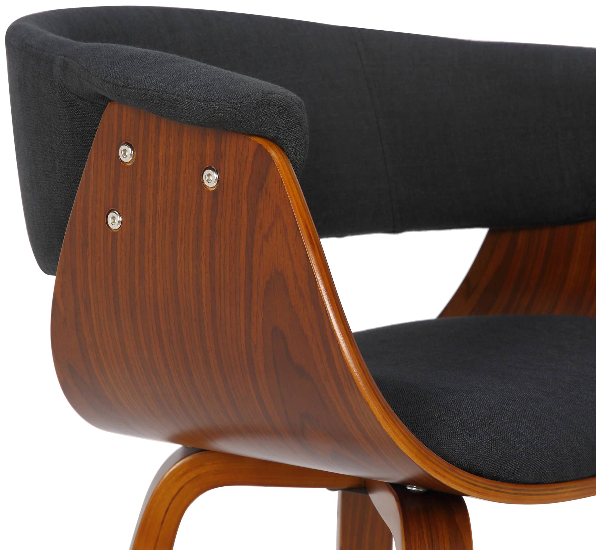 Lot de 2 chaises de salle a manger Bruce en tissu