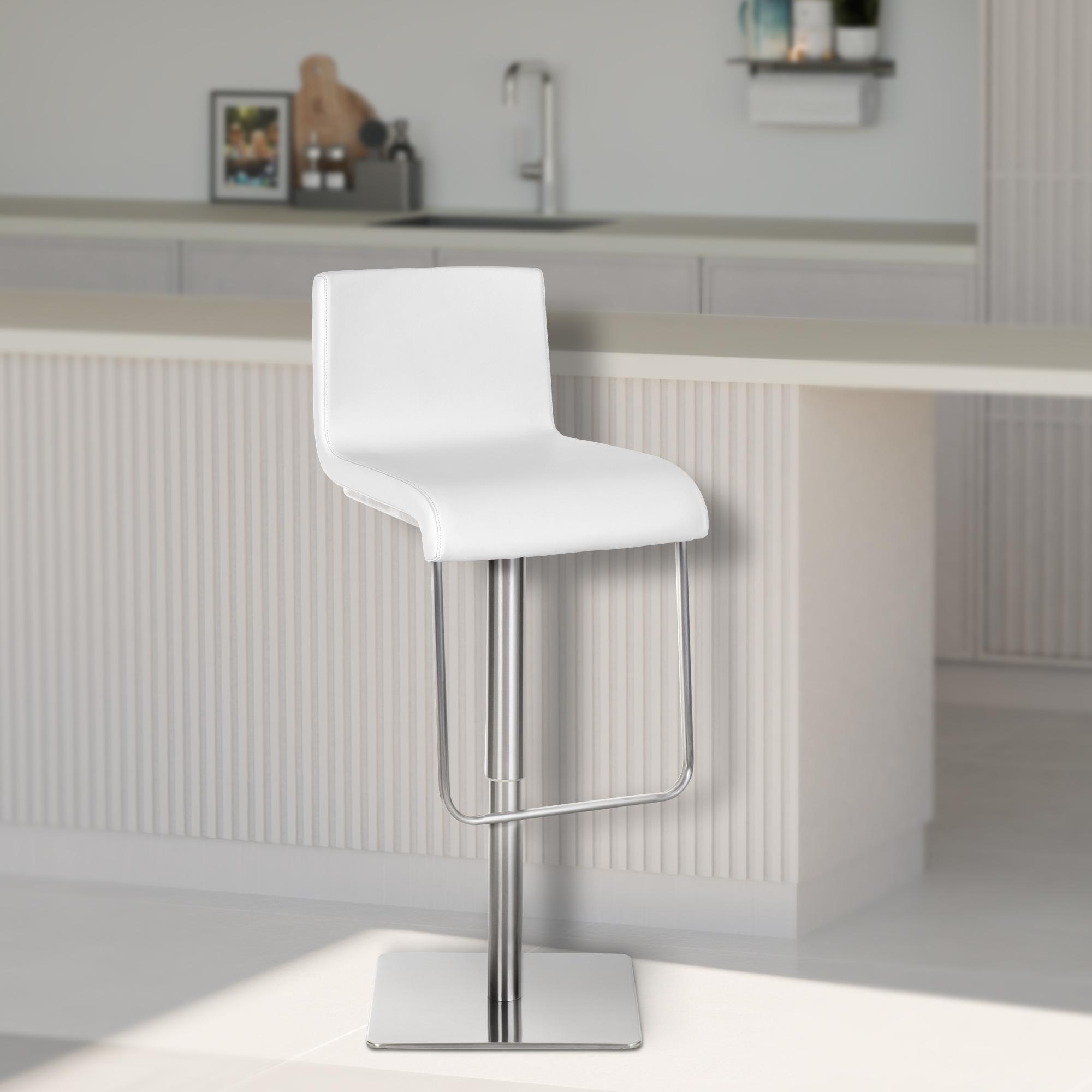 Tabouret de bar Limon en similicuir