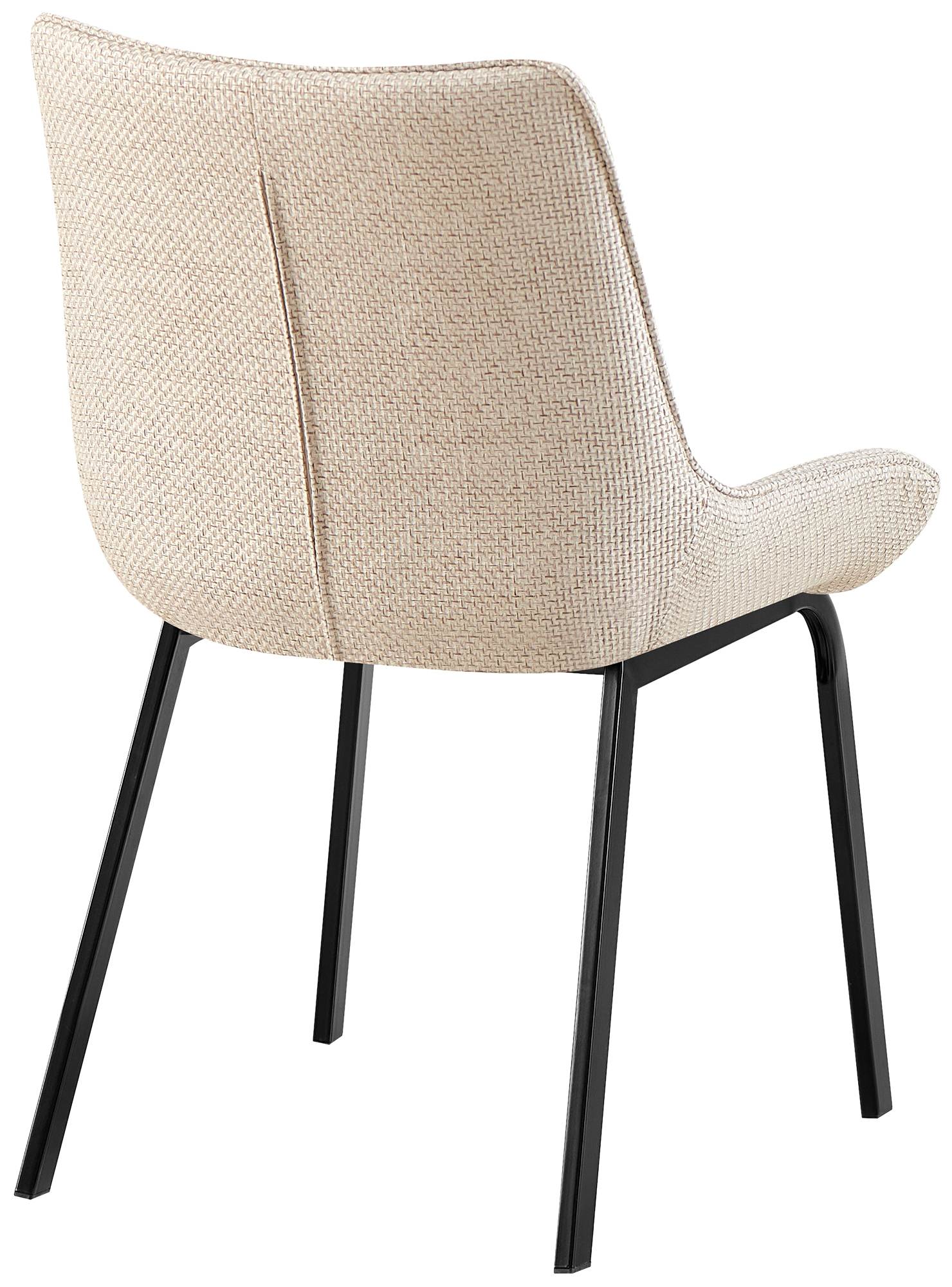 4 x Chaise Saranda en Tissu avec matellassage élégant