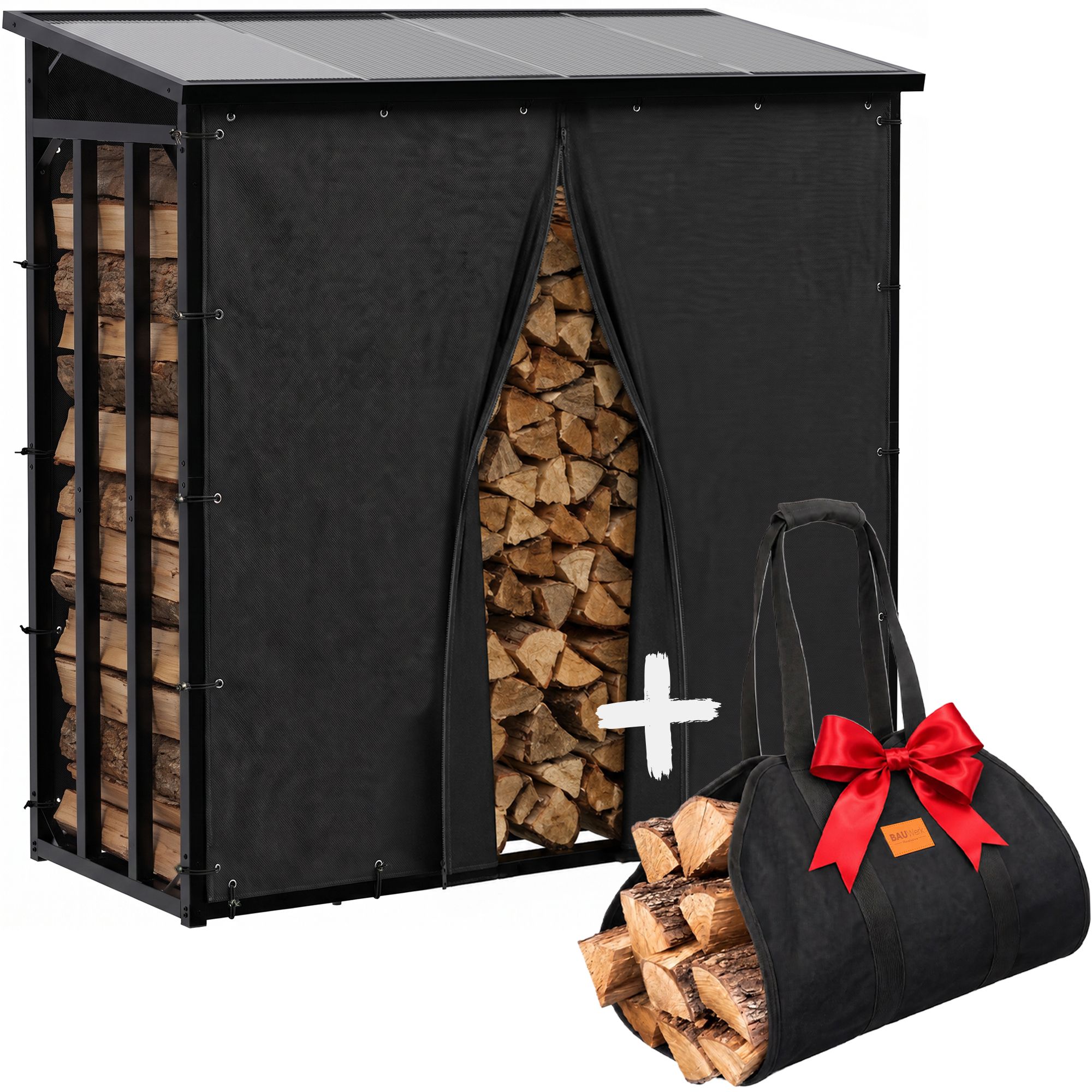 Support de bois de cheminée Redford