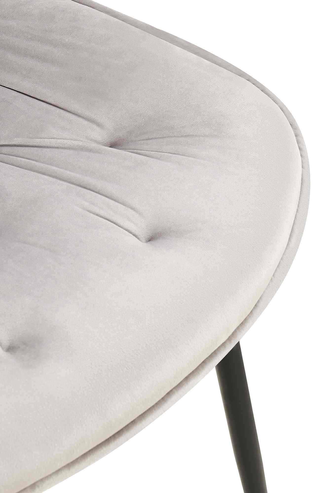 Lot de 2 chaises de salle à manger Wallace velours