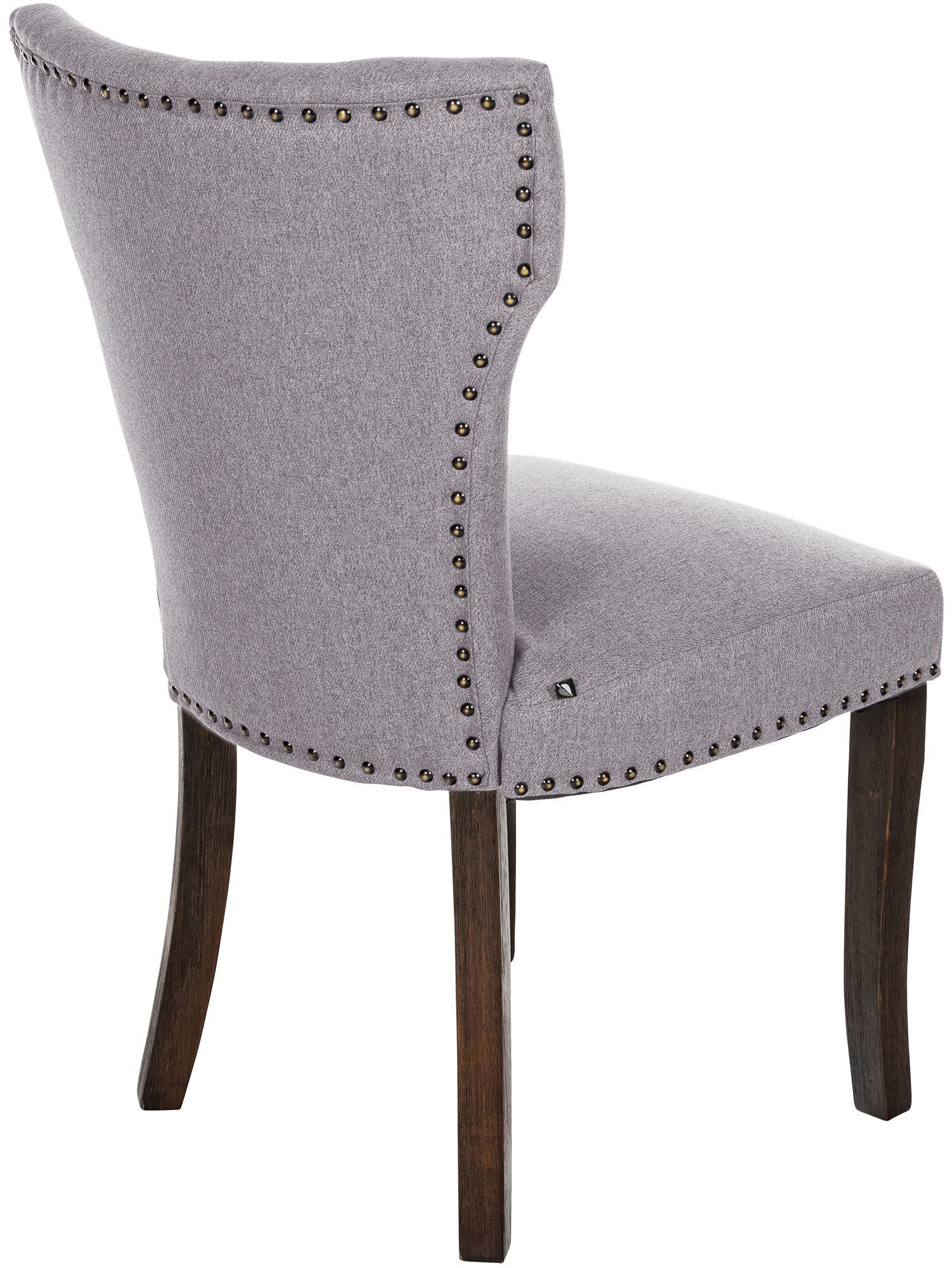 Lot de 2 chaises de salle à manger Zadar tissu