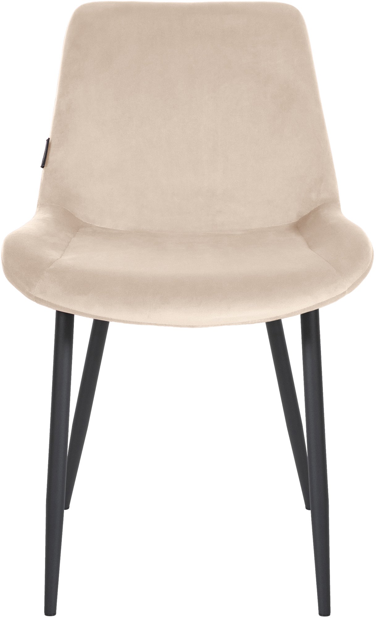 Lot de 2 Chaises de salle a manger Victoria en velours