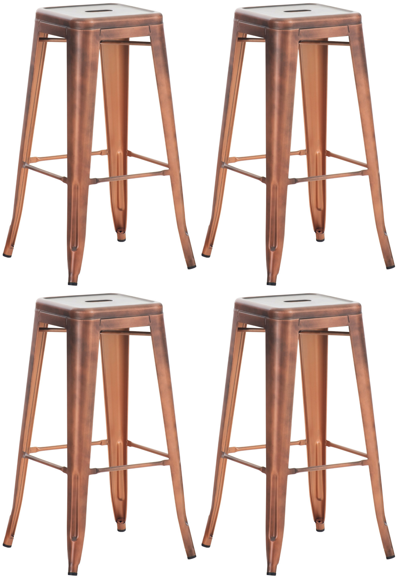 Lot de 4 tabourets de bar Joshua