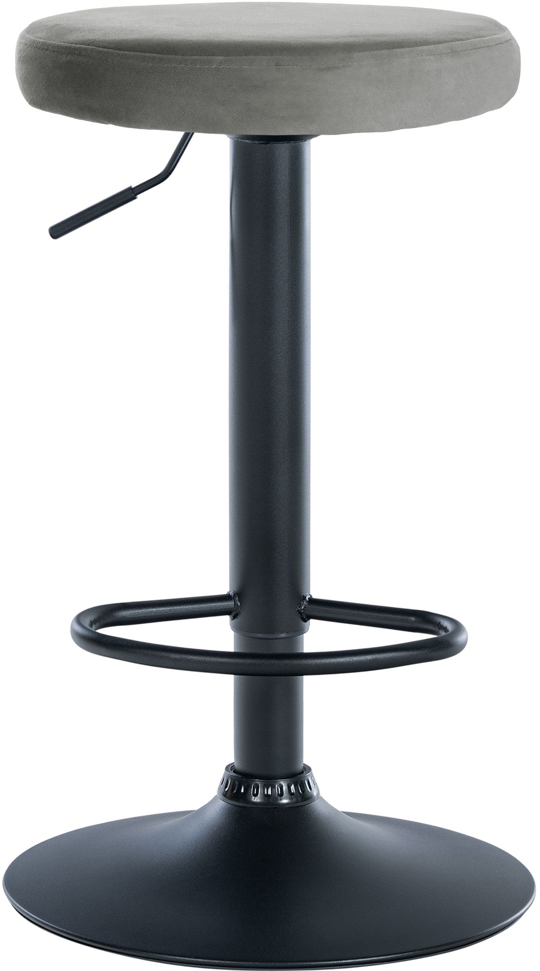 Lot de 2 tabourets de bar Ponte velours