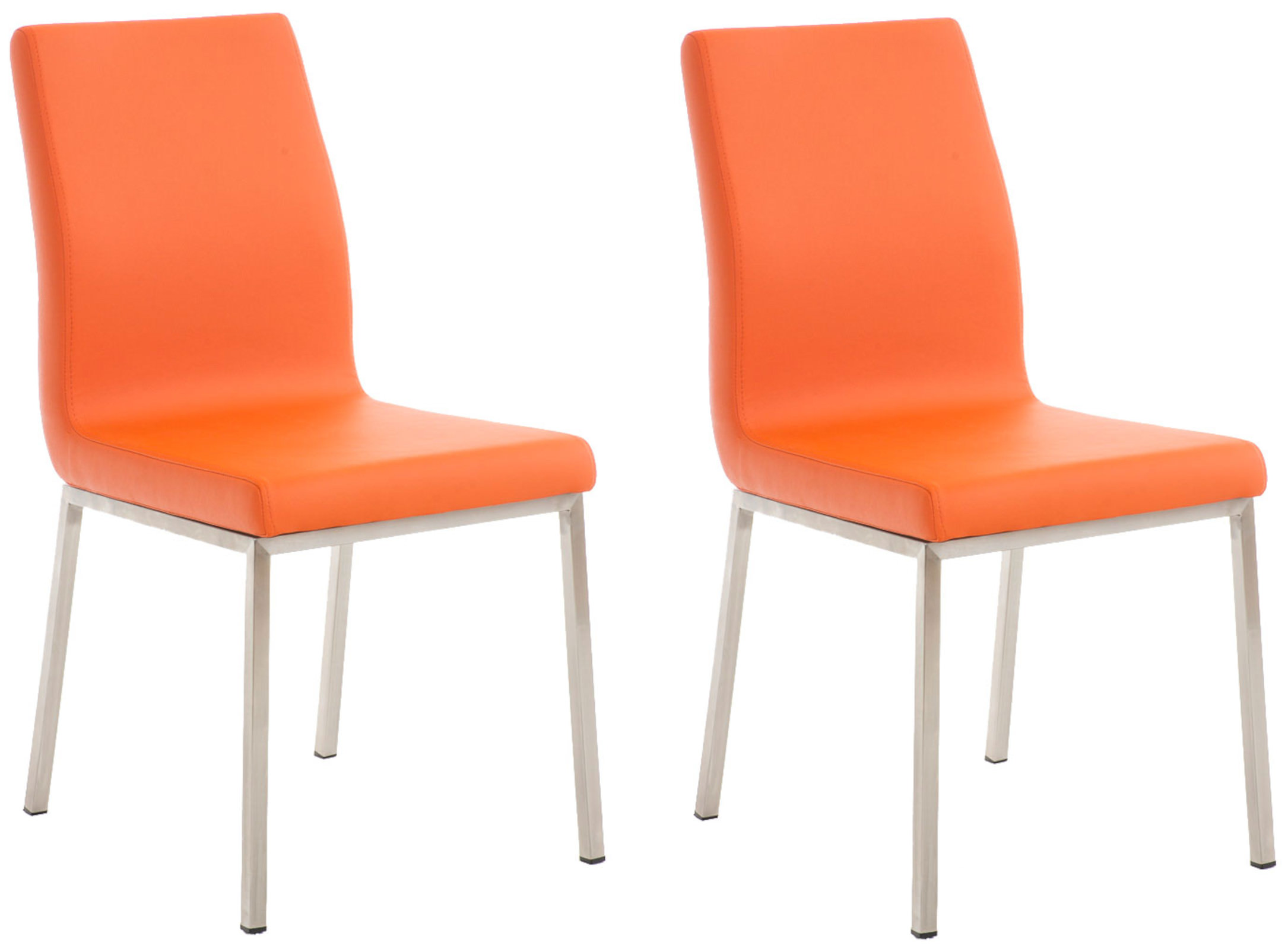 Lot de 2 Chaises de salle à manger Colmar en similicuir