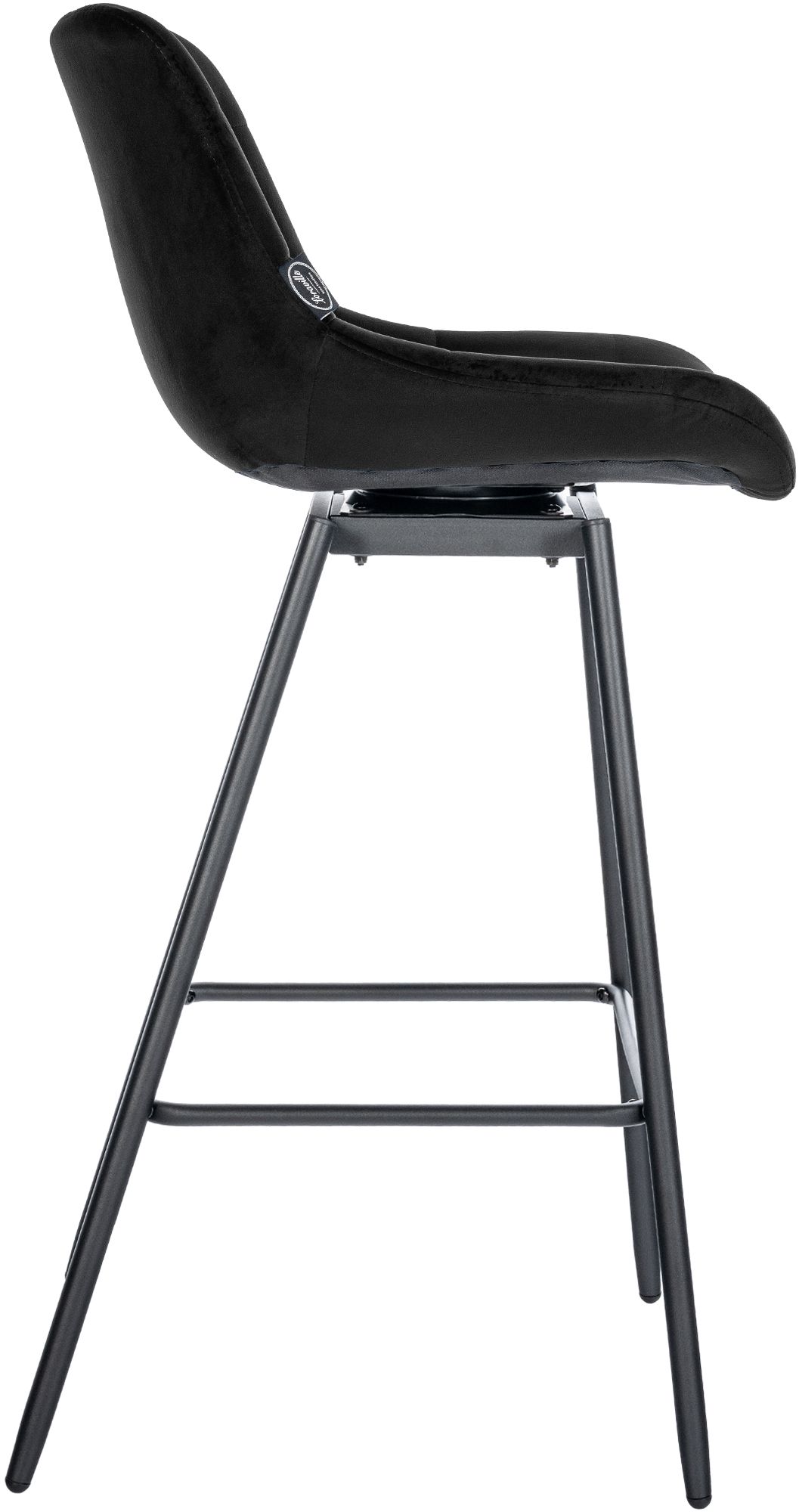 Lot de 4 tabourets de bar Weston pivotants