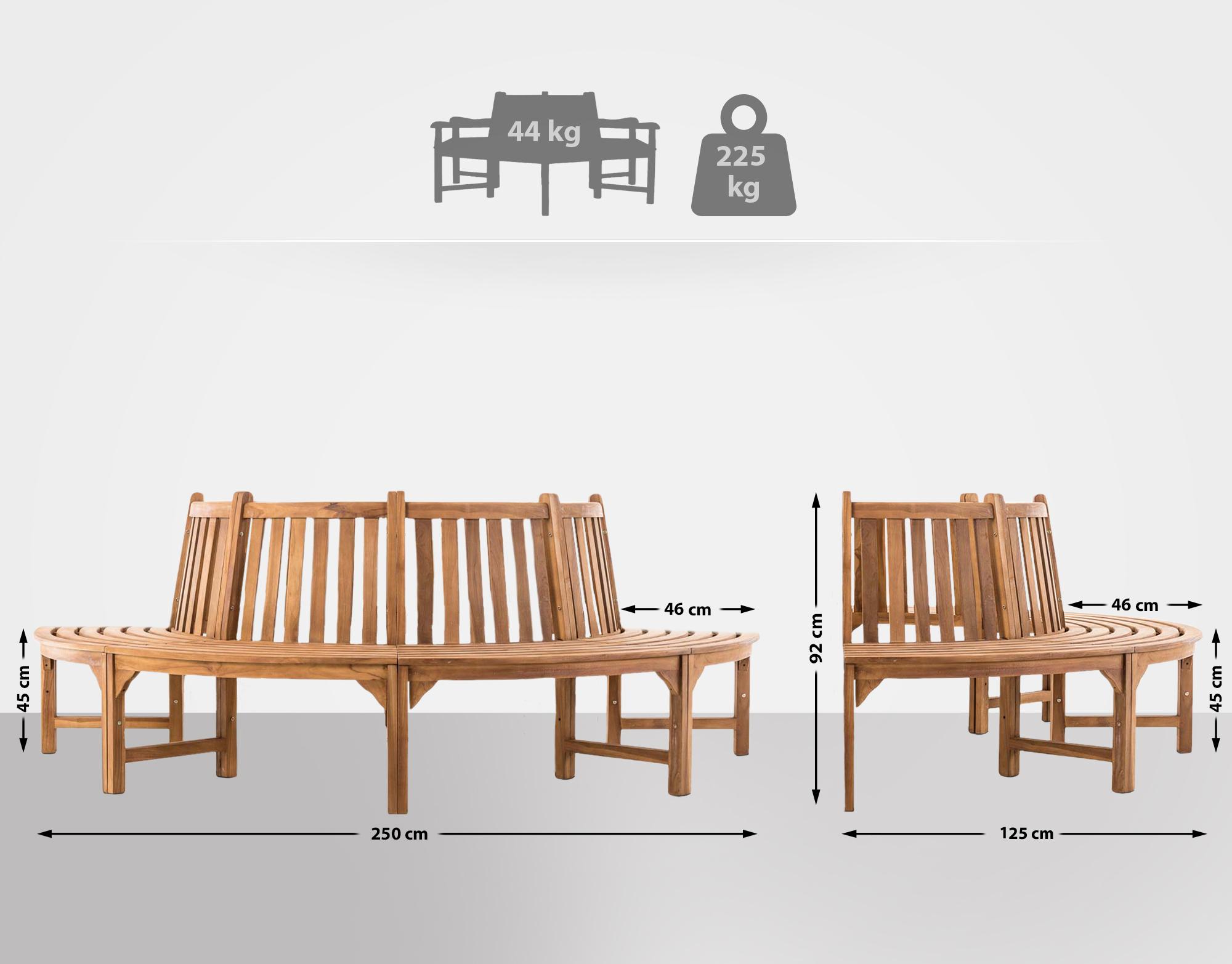 Banc d'arbre Leming