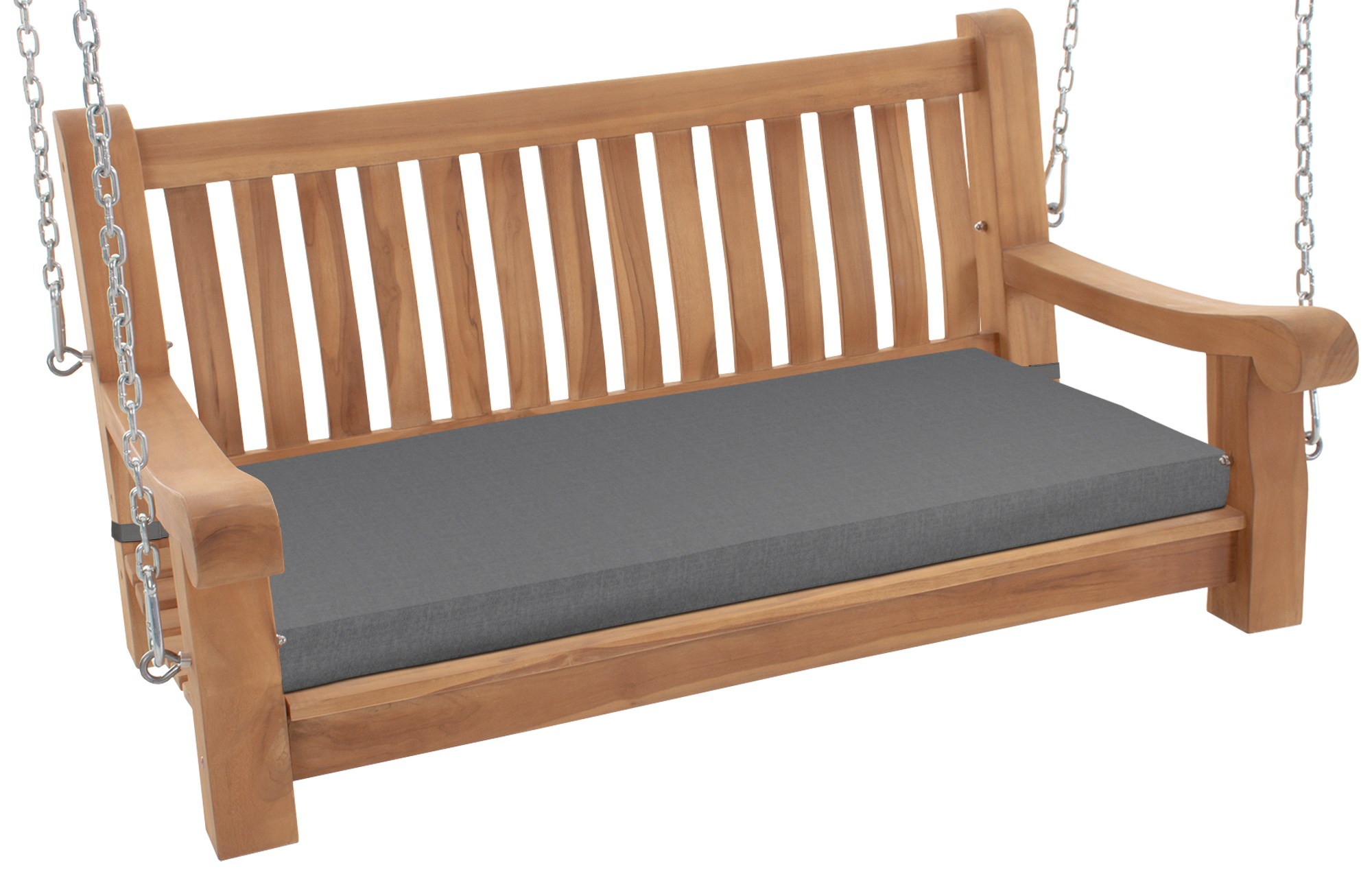 Banc à bascule résistant aux intempéries Joyce avec coussin de siège