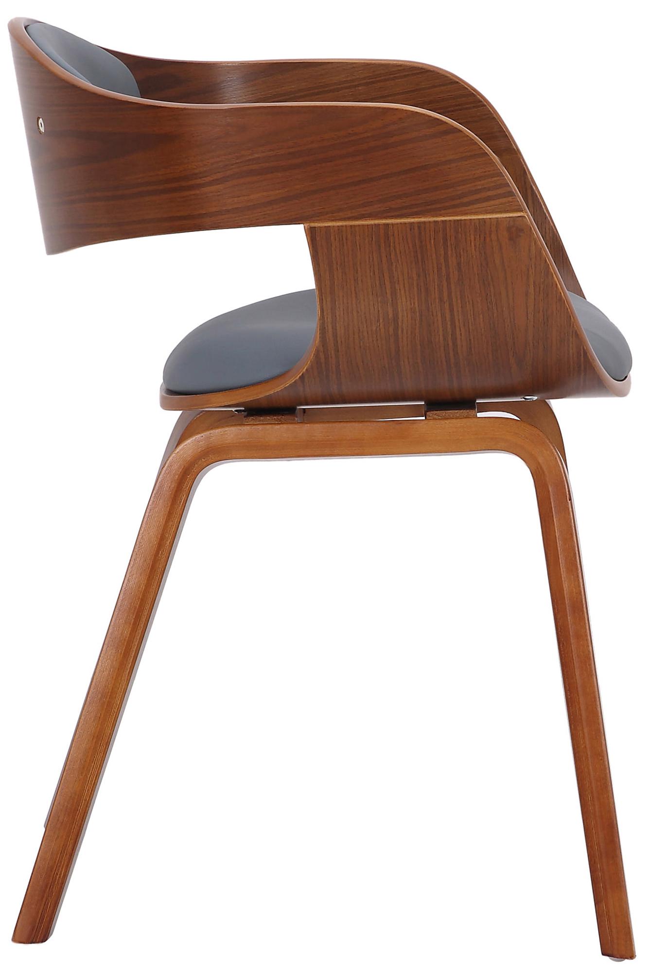 Lot de 2 chaises de salle à manger Kingston en similicuir