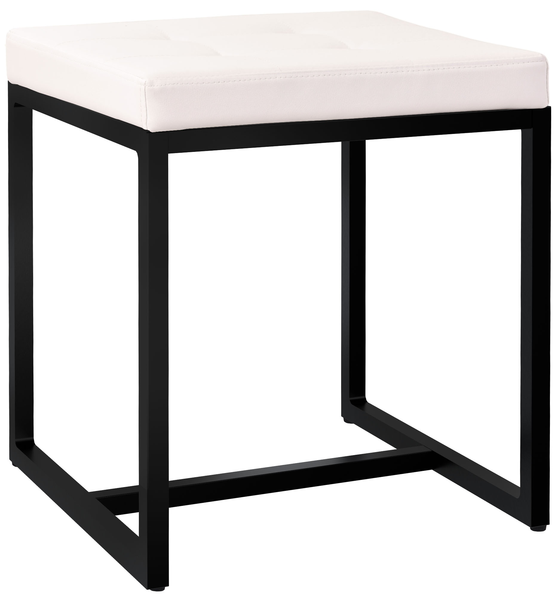 Pouf Barci avec structure noire