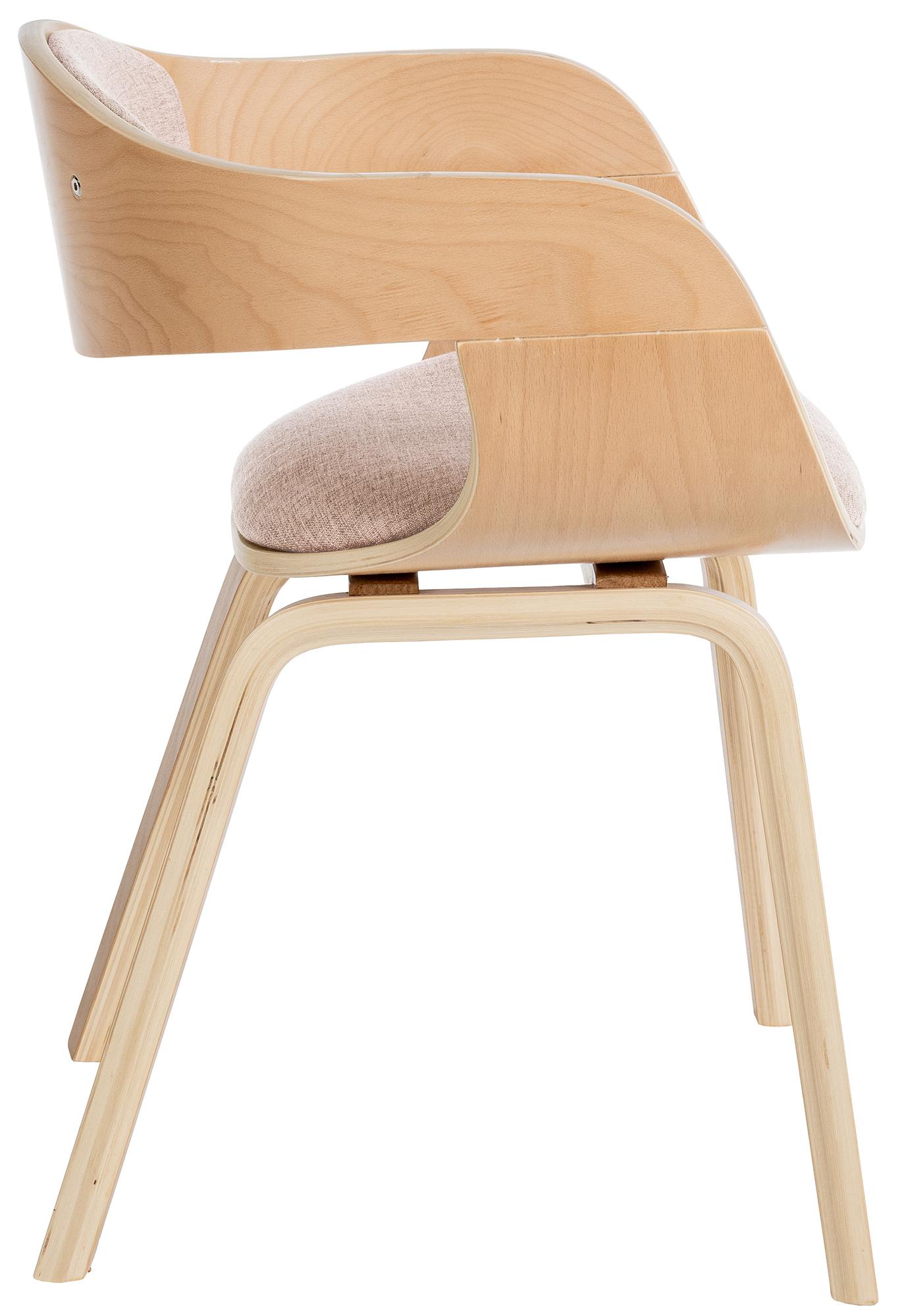 Chaise retro Kingston en tissu