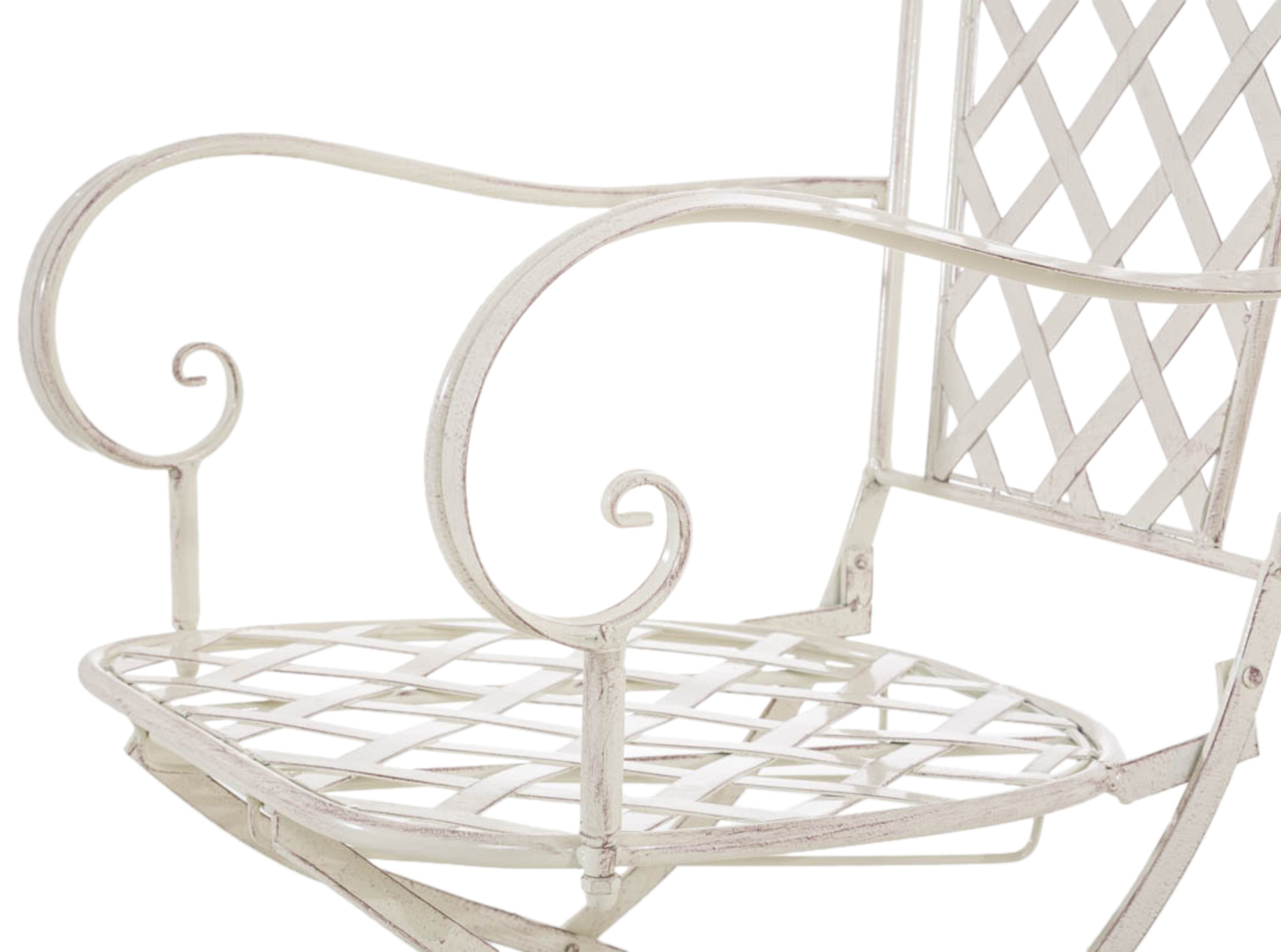 Lot de 2 chaises de jardin pliables Adara en fer