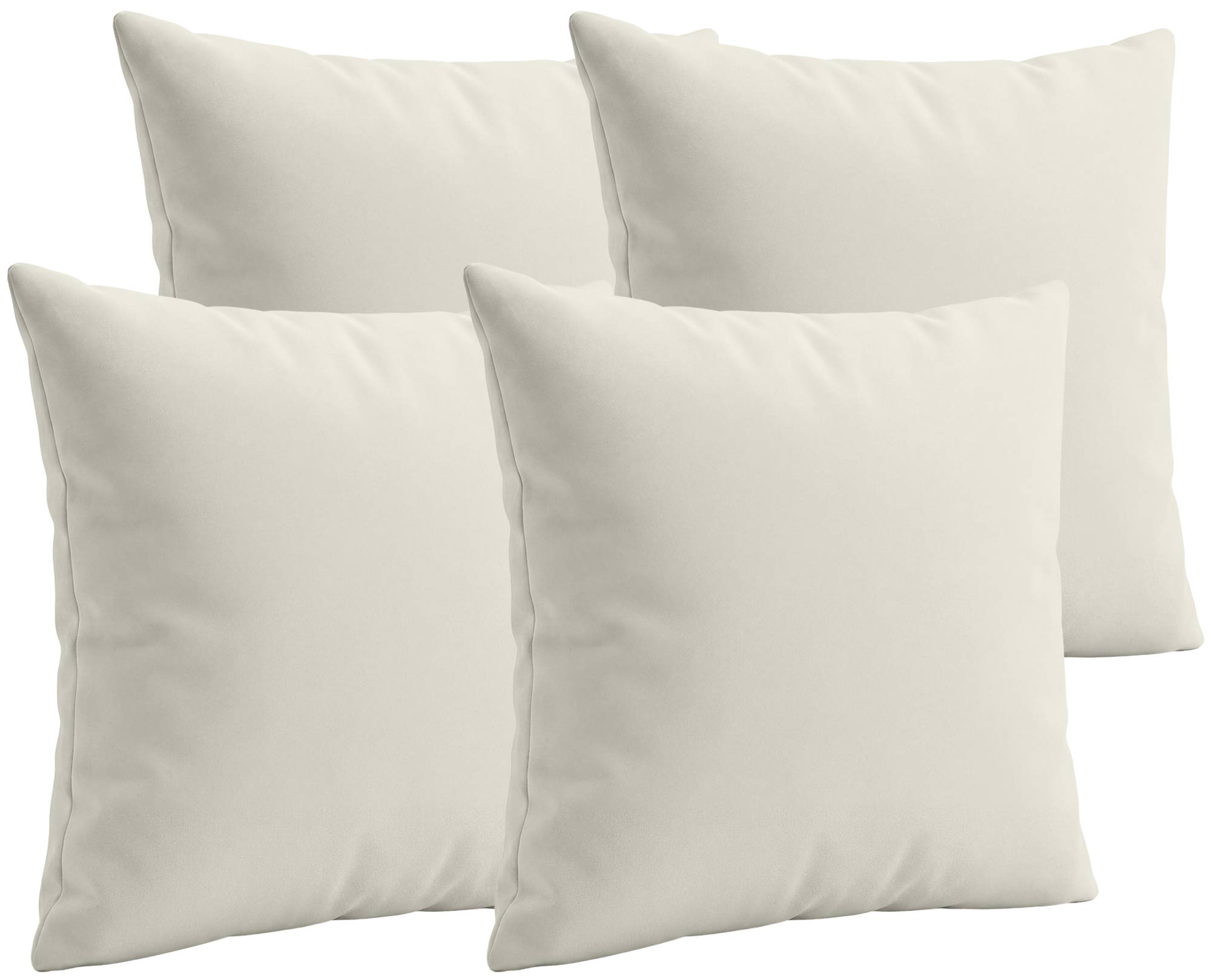 Lot de 4 housses de coussin 45x45 cm