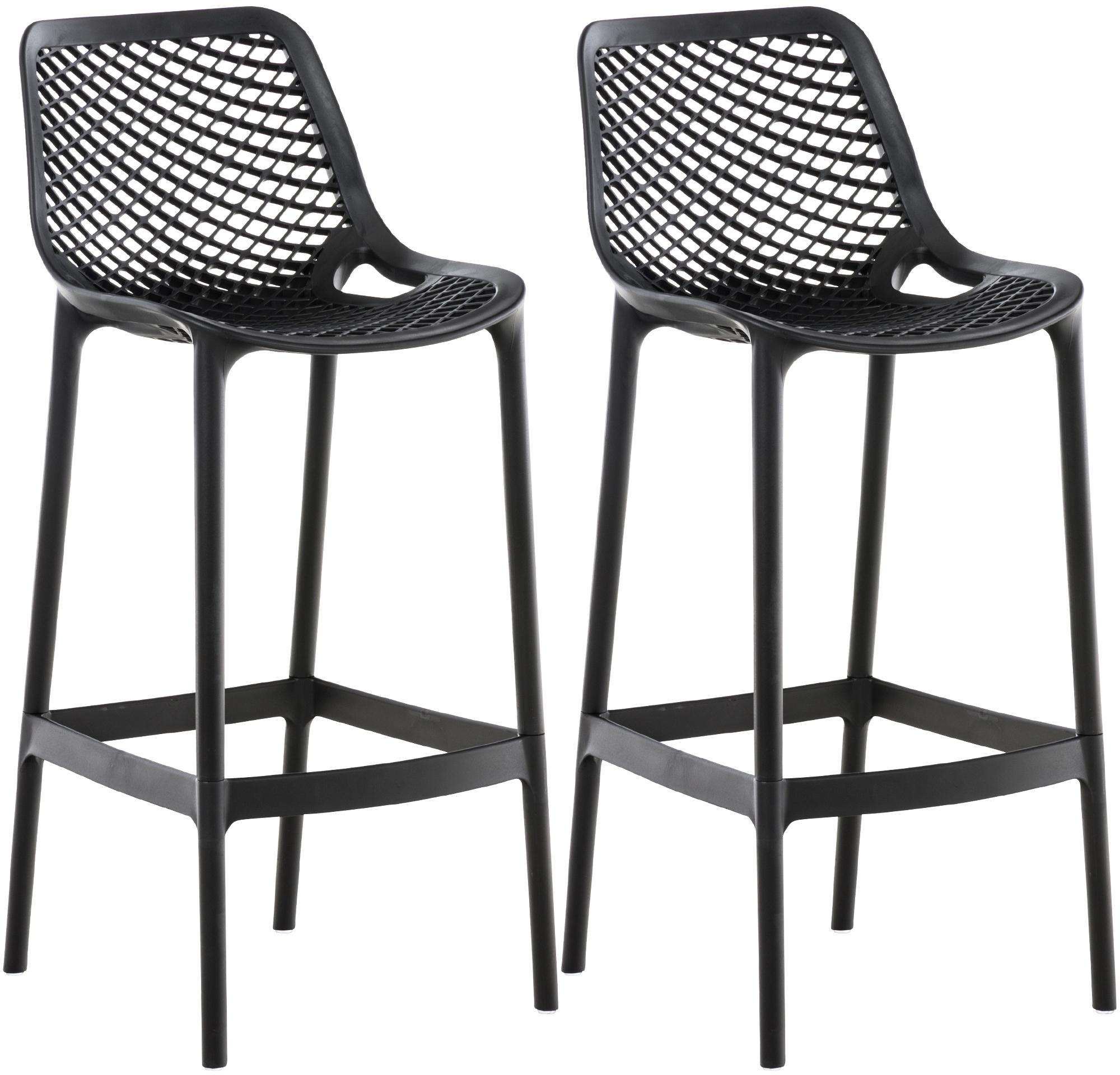 Lot de 2 tabourets de bar extérieurs Air