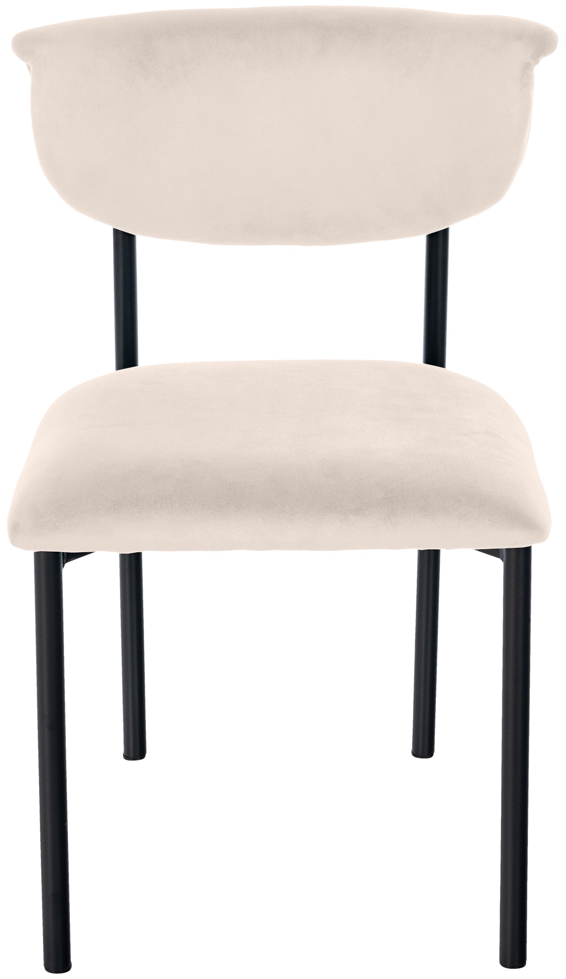 Chaise de salle à manger Gambell en Velours