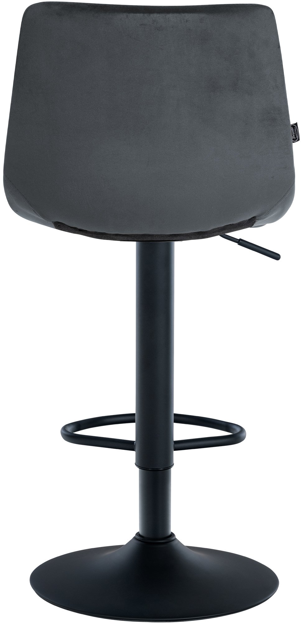 Lot de 2 tabourets de bar Jerry velours