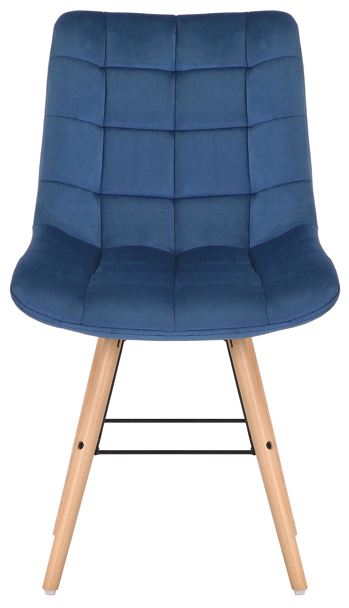 Lot de 2 chaises de salle à manger Leni velours