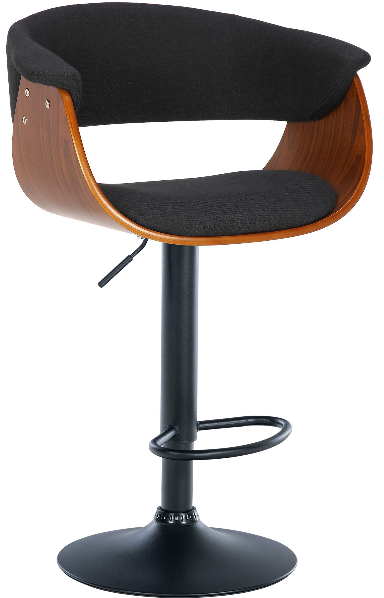 Tabouret de bar Vestal avec Coque en bois réglable pivotant