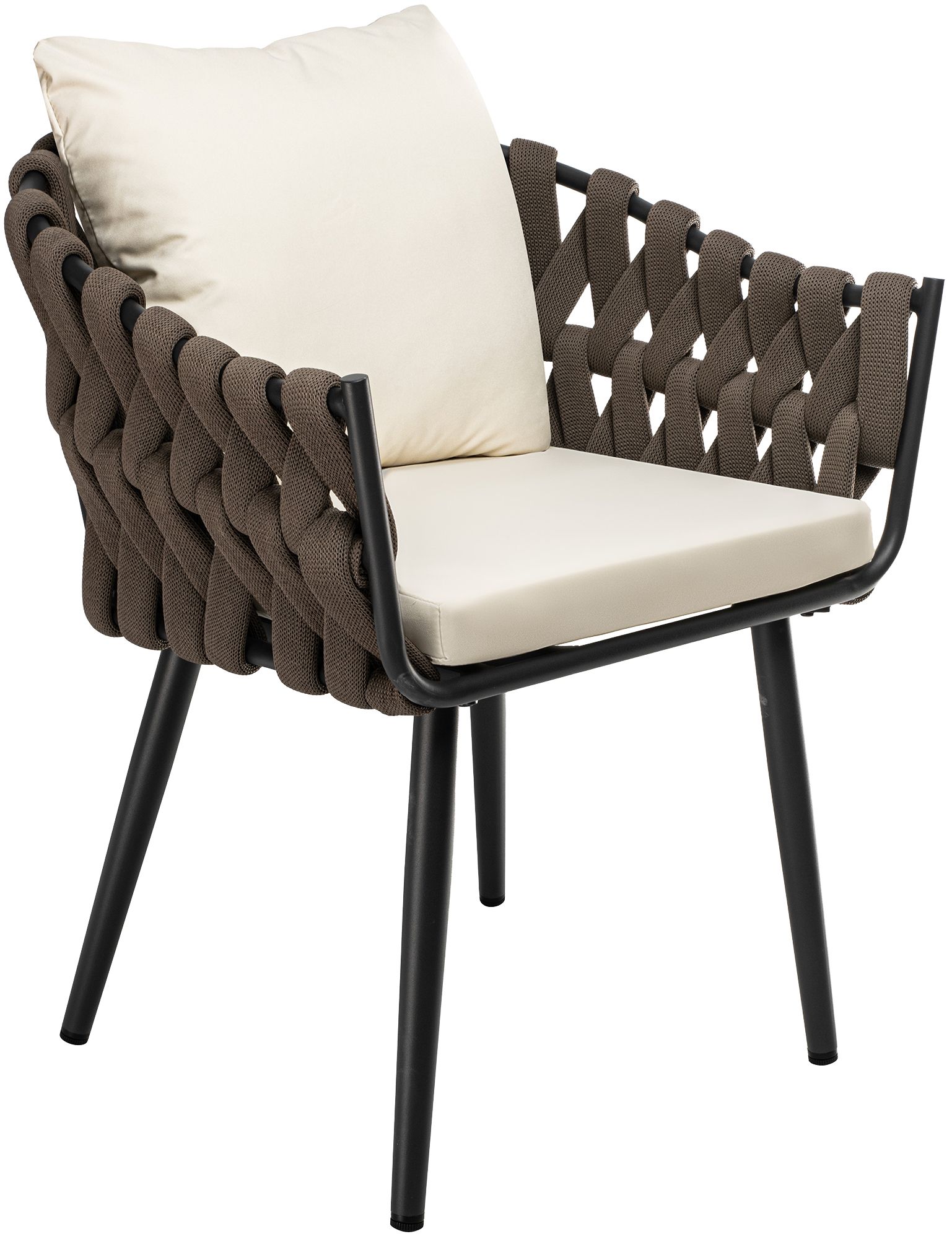 Gartensessel-Naxos-Taupe-mit-Sitzkissen-390036