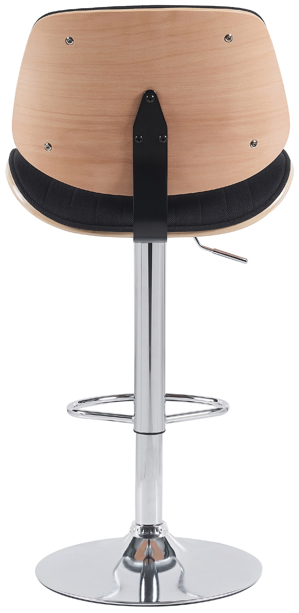 Lot de 2 tabourets de bar Clawson tissu