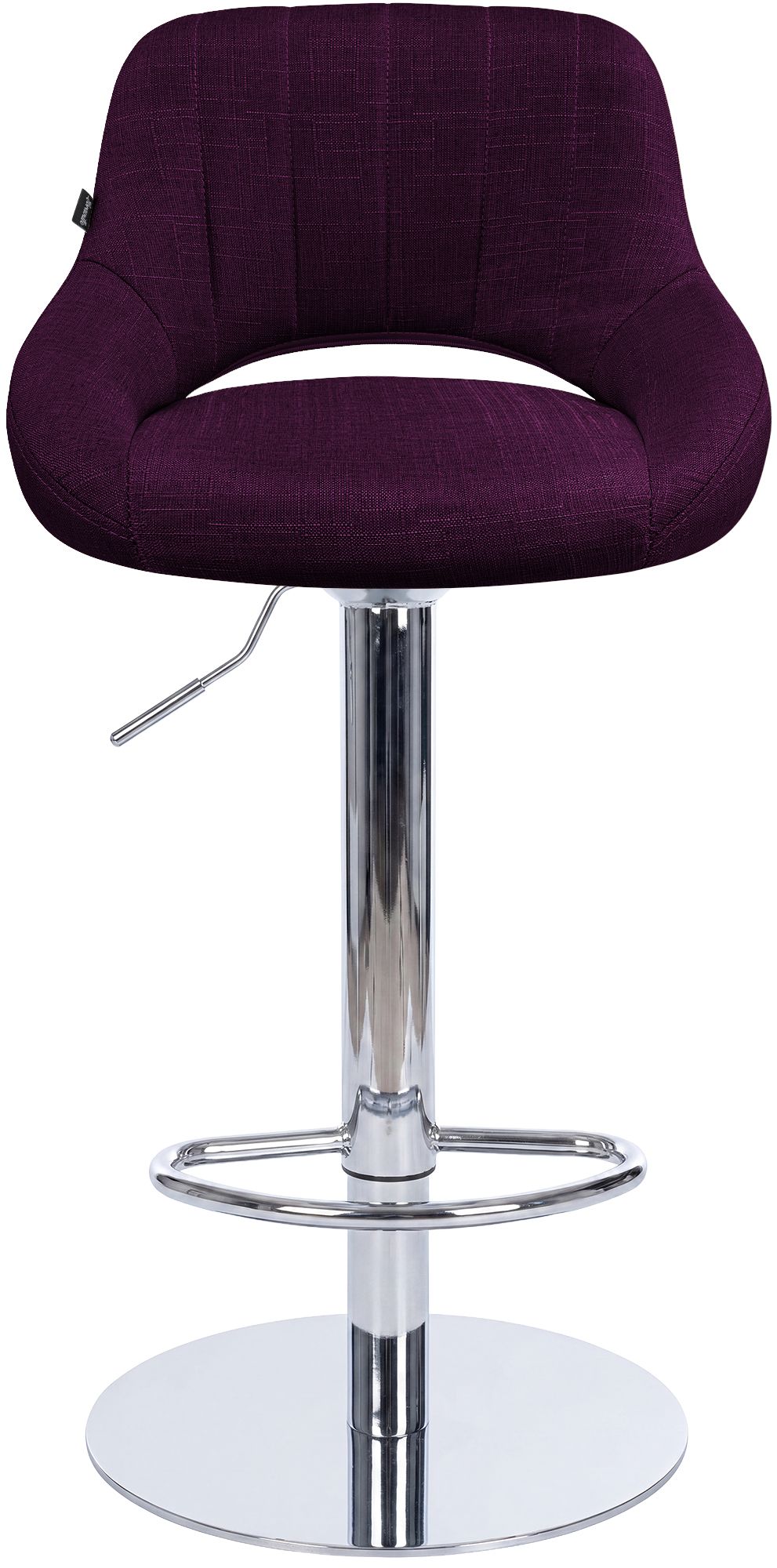 Tabouret de bar Milet avec structure stable chromée