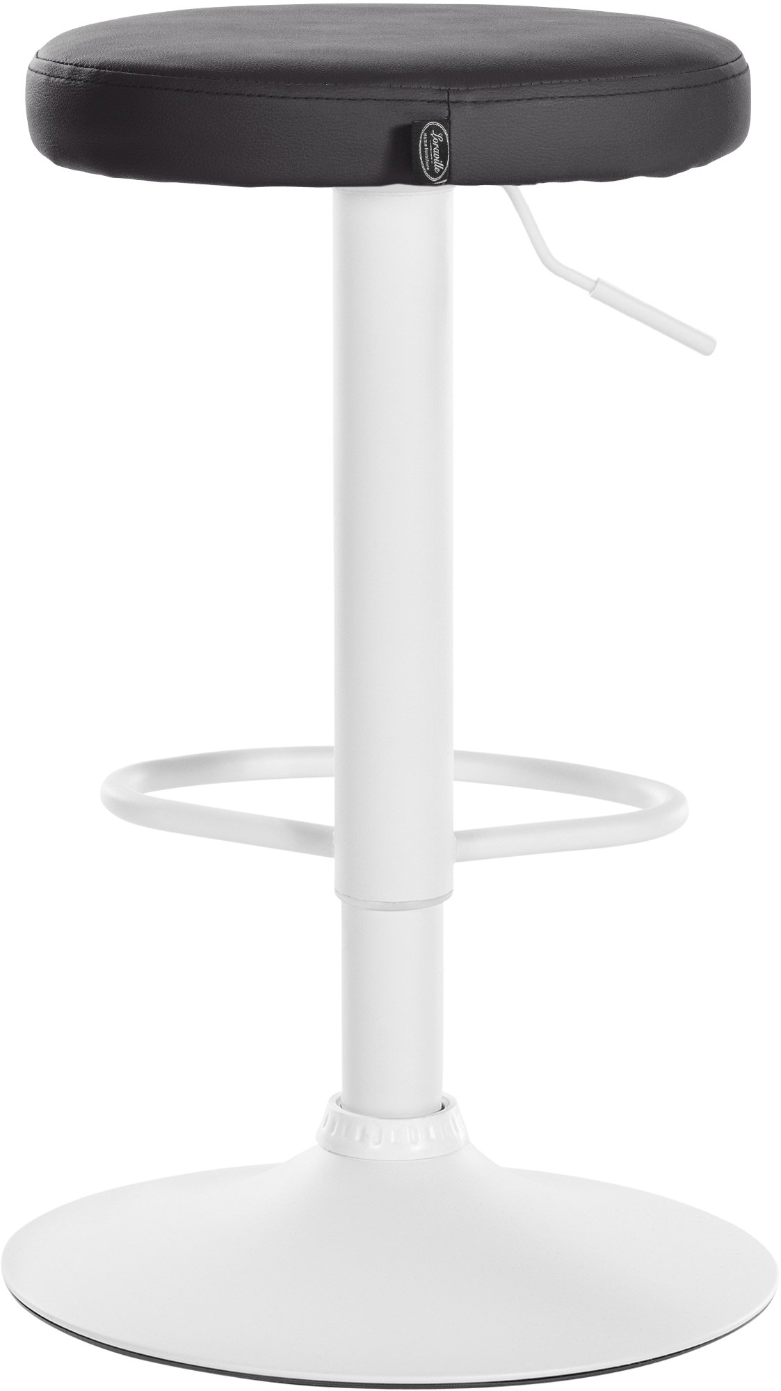 Lot de 2 tabourets de bar Ponte en similicuir