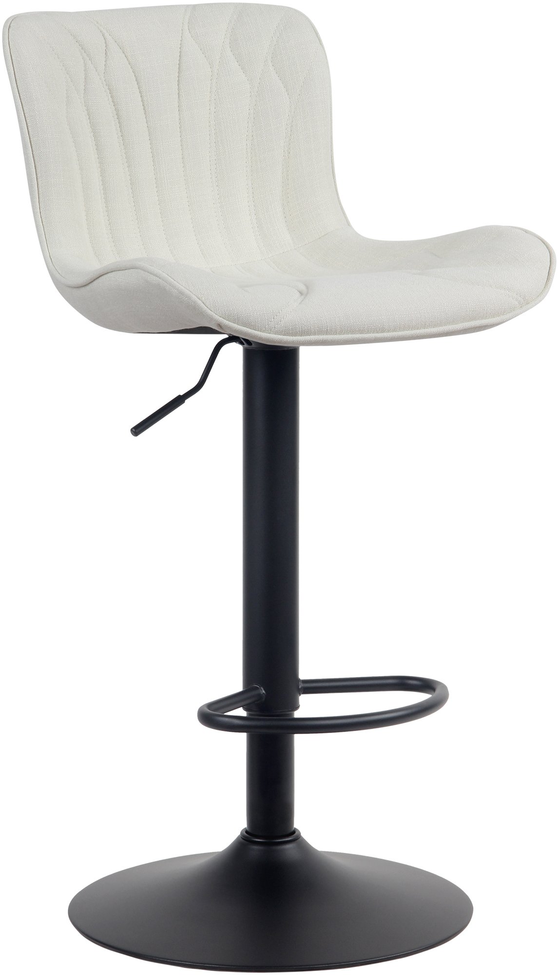 Tabouret de bar Linus Pied en Métal Hauteur réglable Siège pivotant