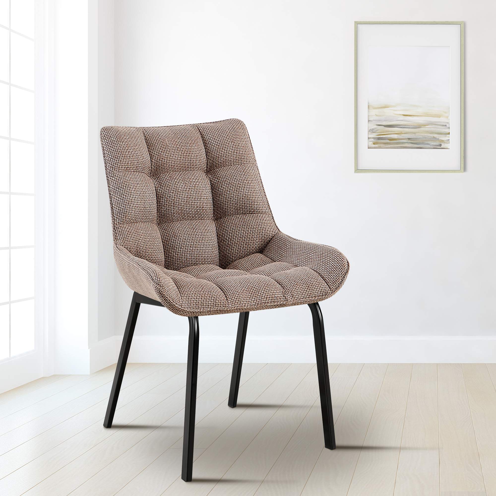 Lot de 2 chaises de salle à manger Saranda