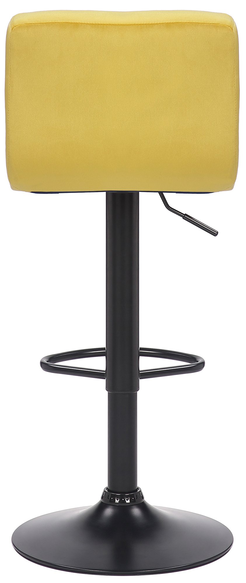Lot de 4 tabourets de bar Feni velours