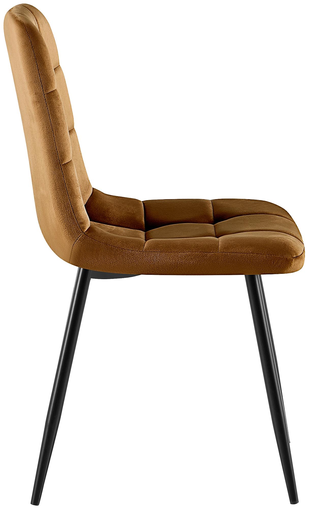 Chaise de salle a manger Antibes en velours