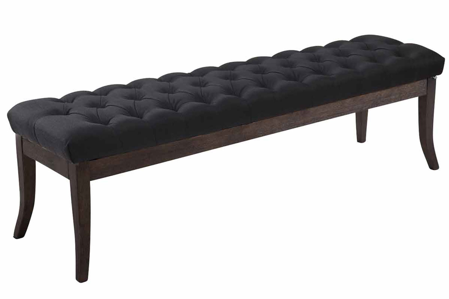 Banc Ramses tissu antique sombre