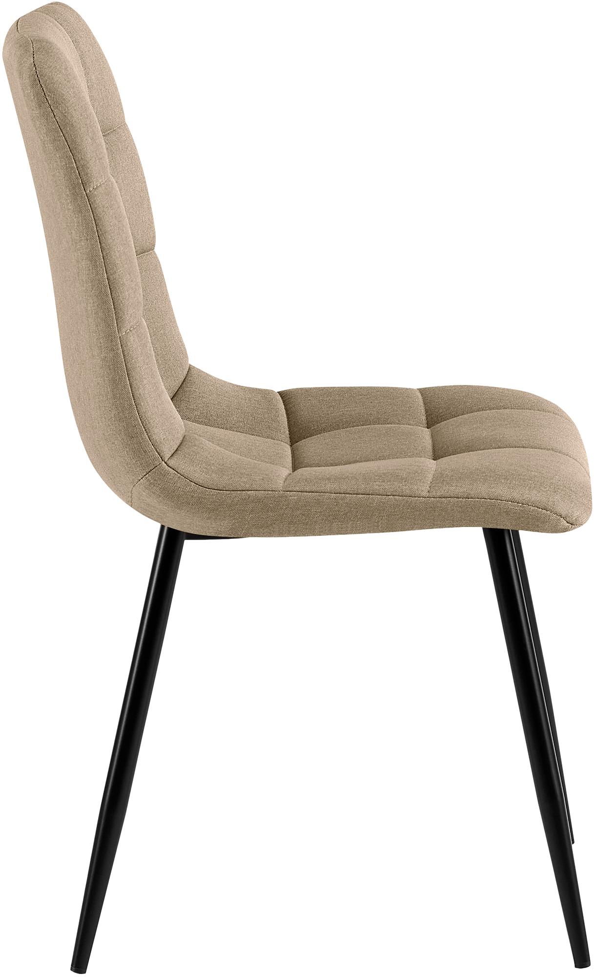 Chaise de salle a manger Antibes en tissu