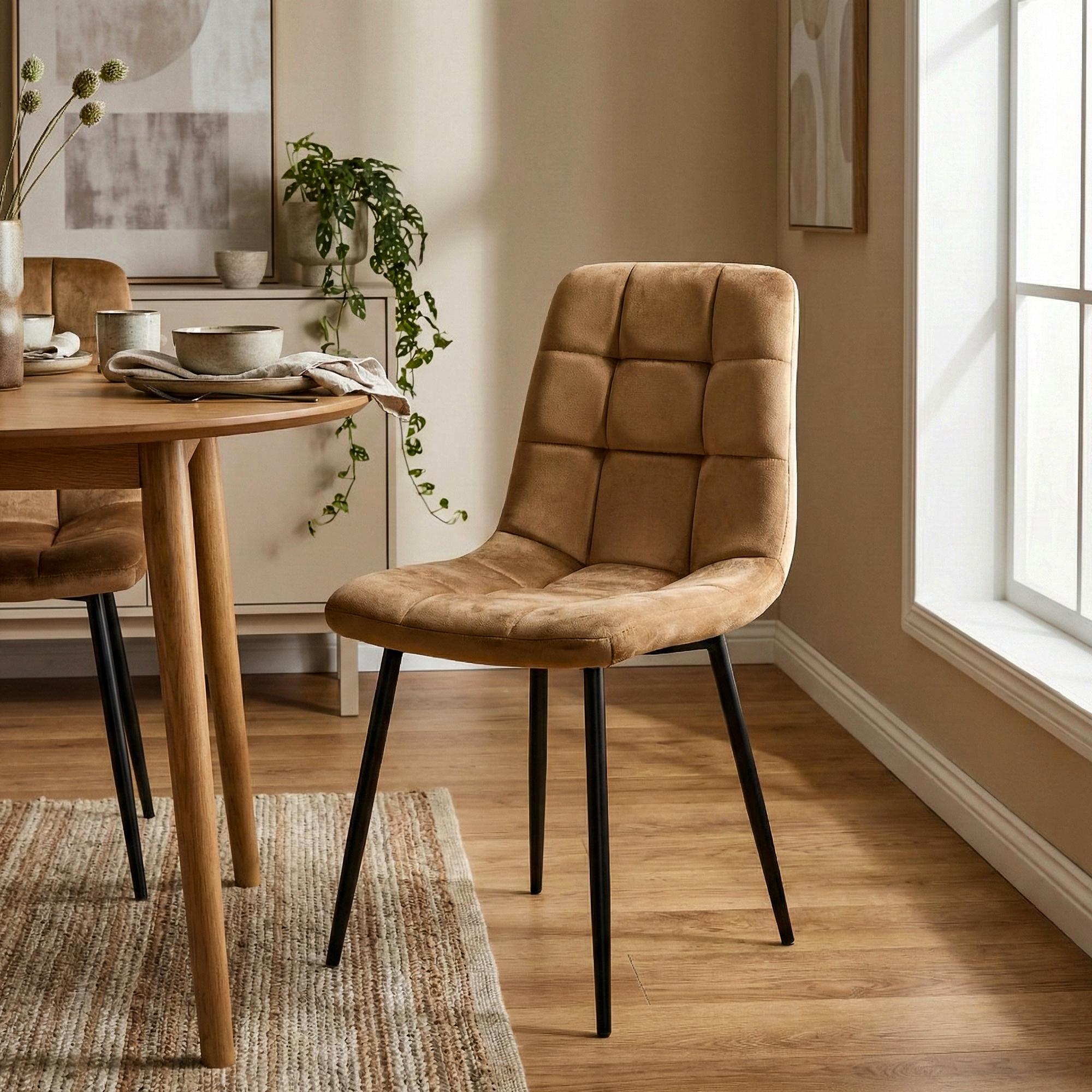 Lot de 4 chaises de salle a manger Antibes