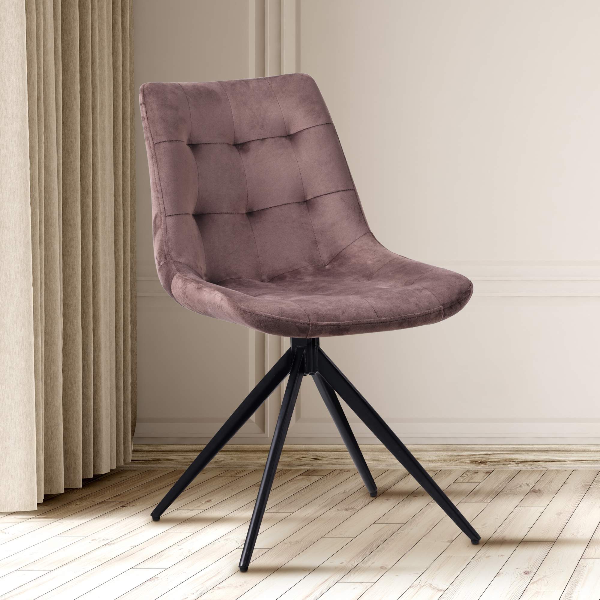 Lot de 2 chaises de salle à manger Merna