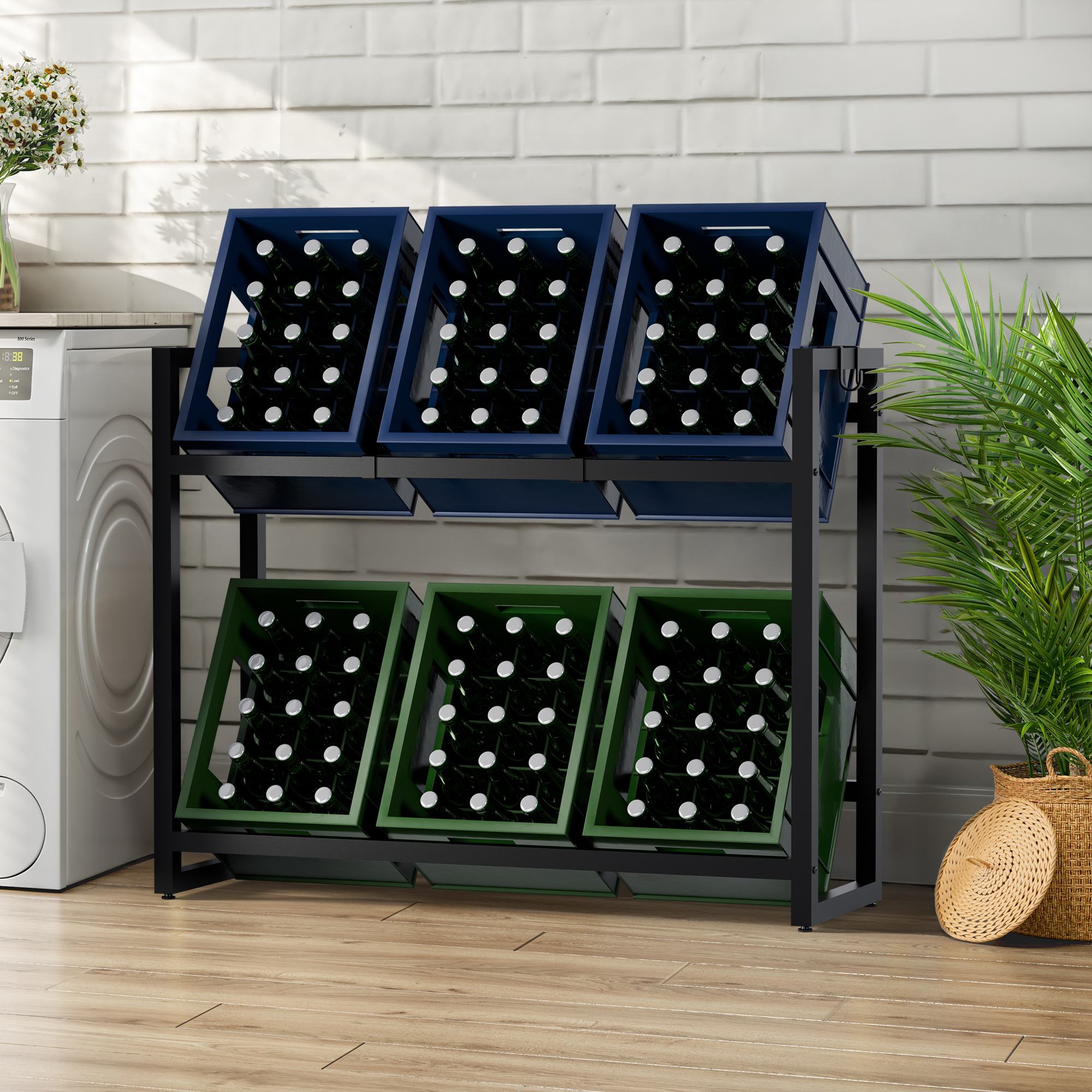 Présentoir pour 6 caisses de boissons Powell