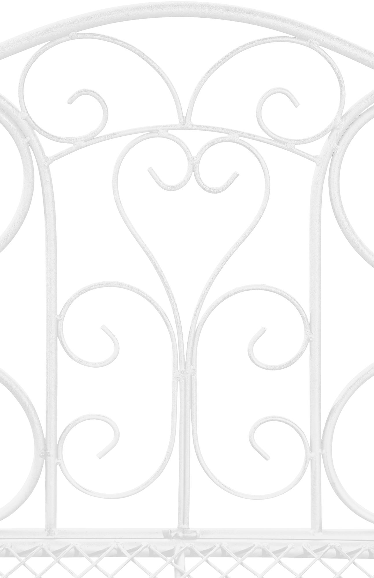 Banc de jardin au style antique Tara en fer forgé